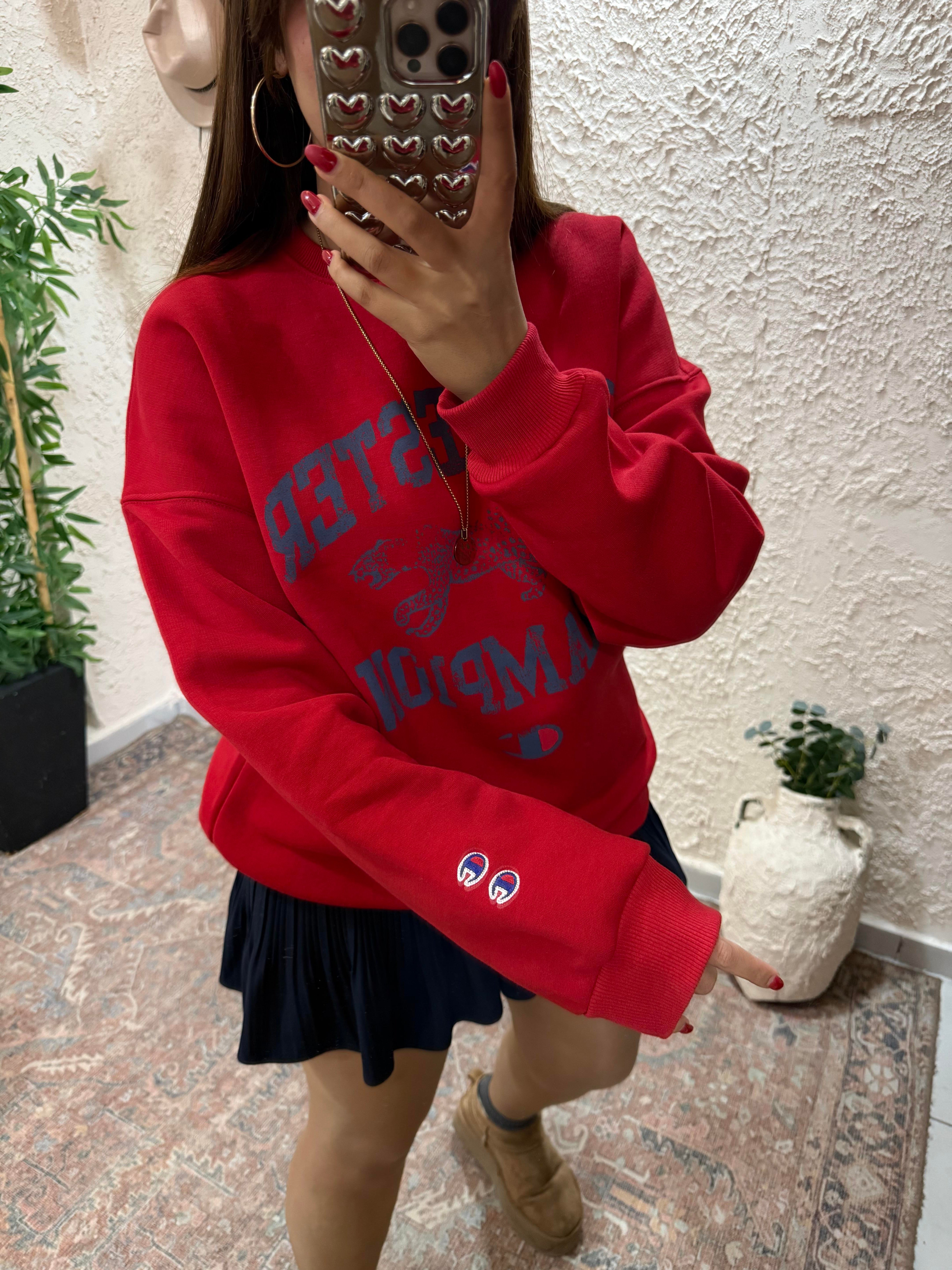 Marka Sweatshirt Kırmızı 