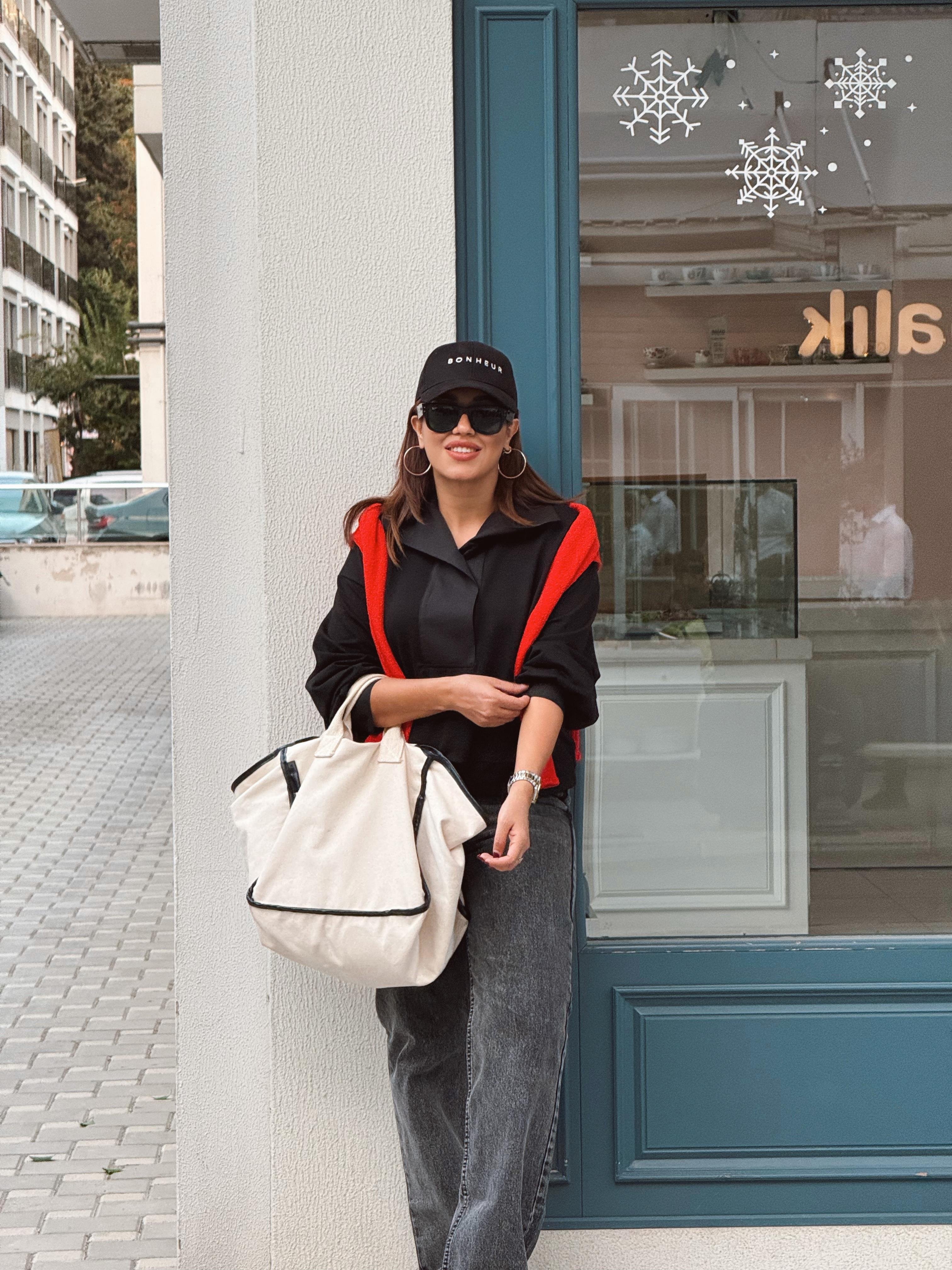 Modal Sweatshırt Siyah