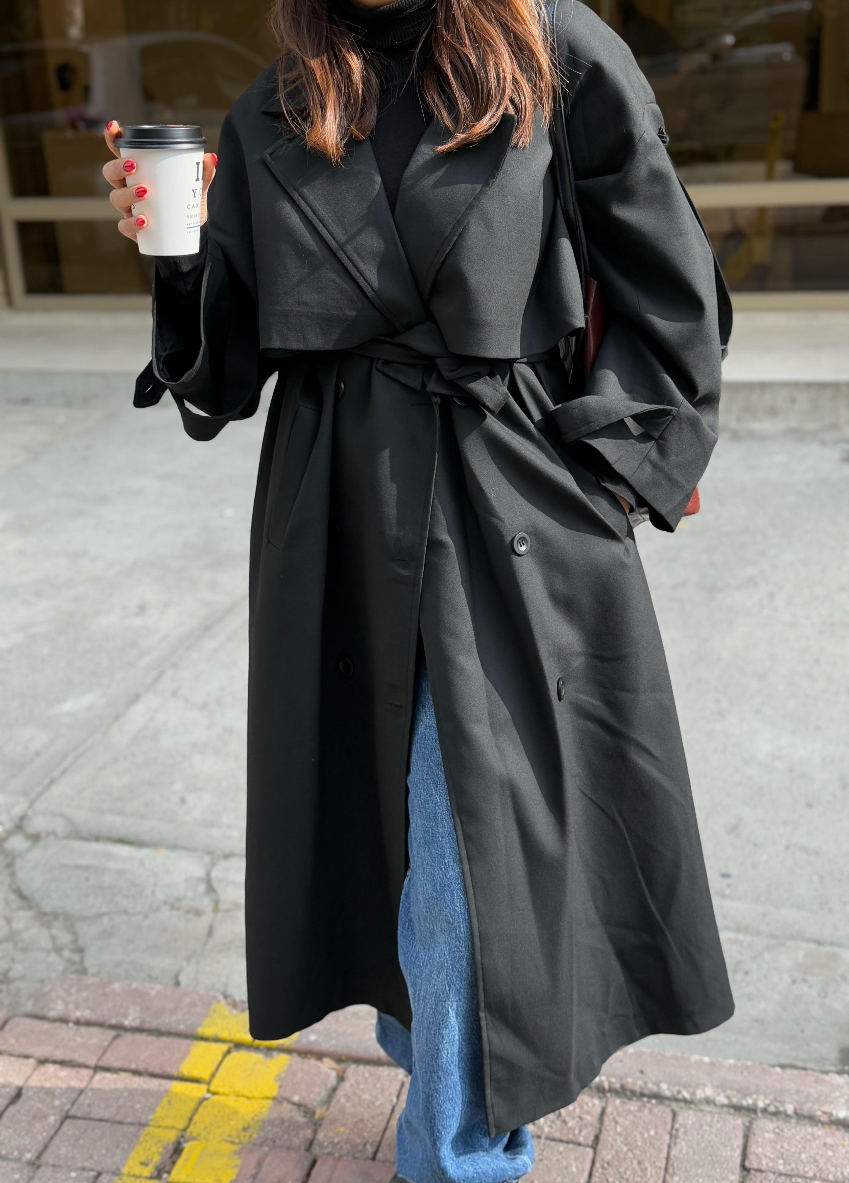 Oversize trençkot