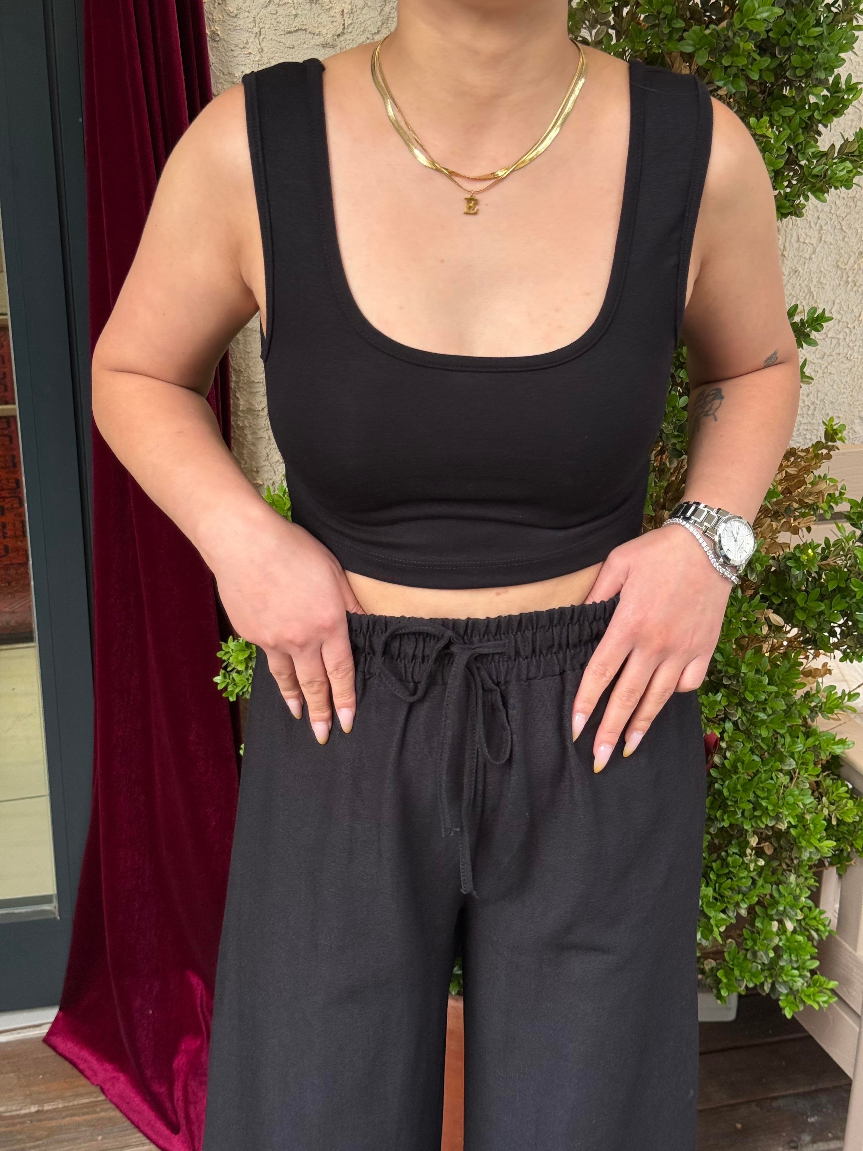Oysho Crop  Siyah