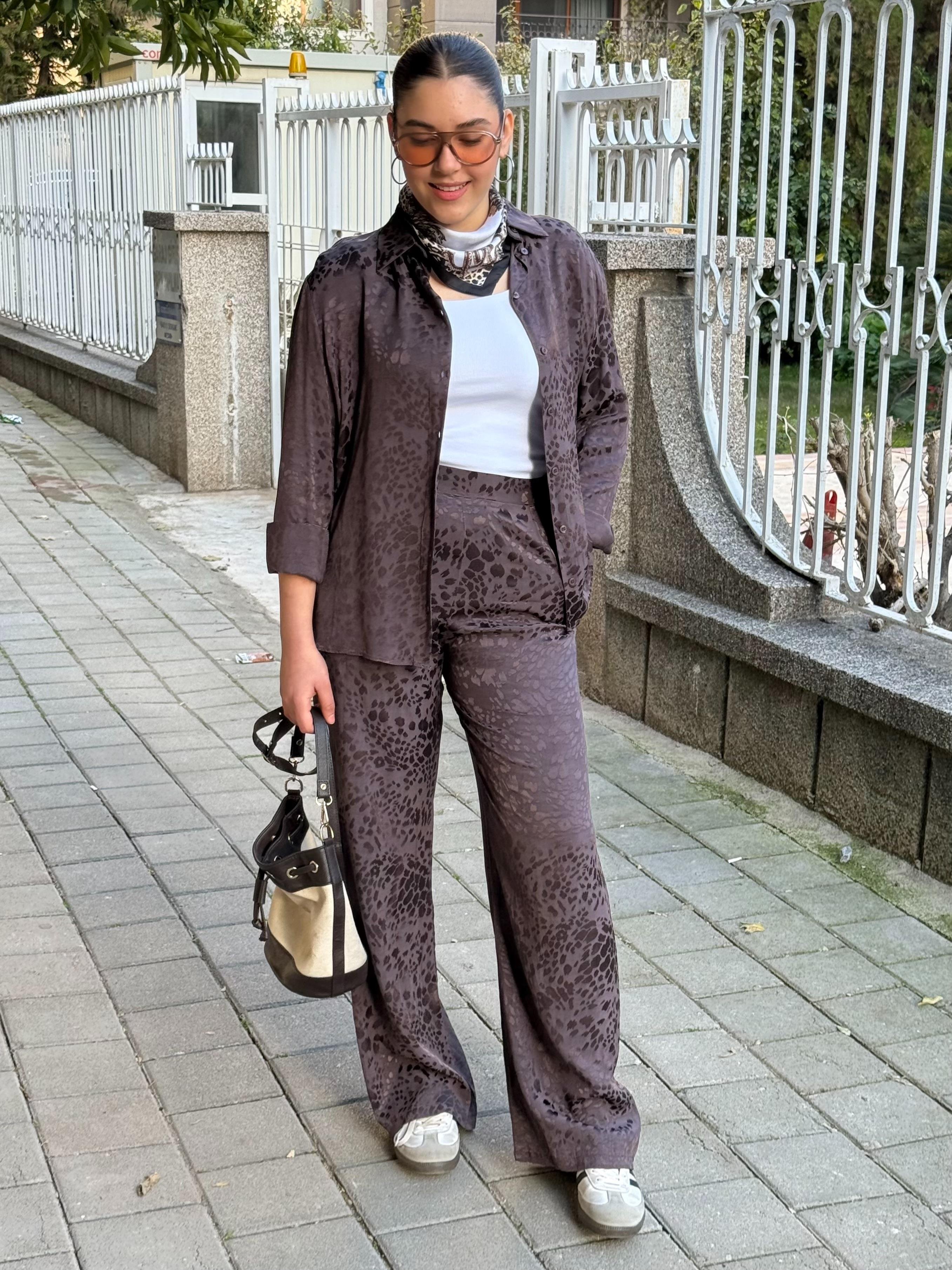 Saten Takım Mürdüm