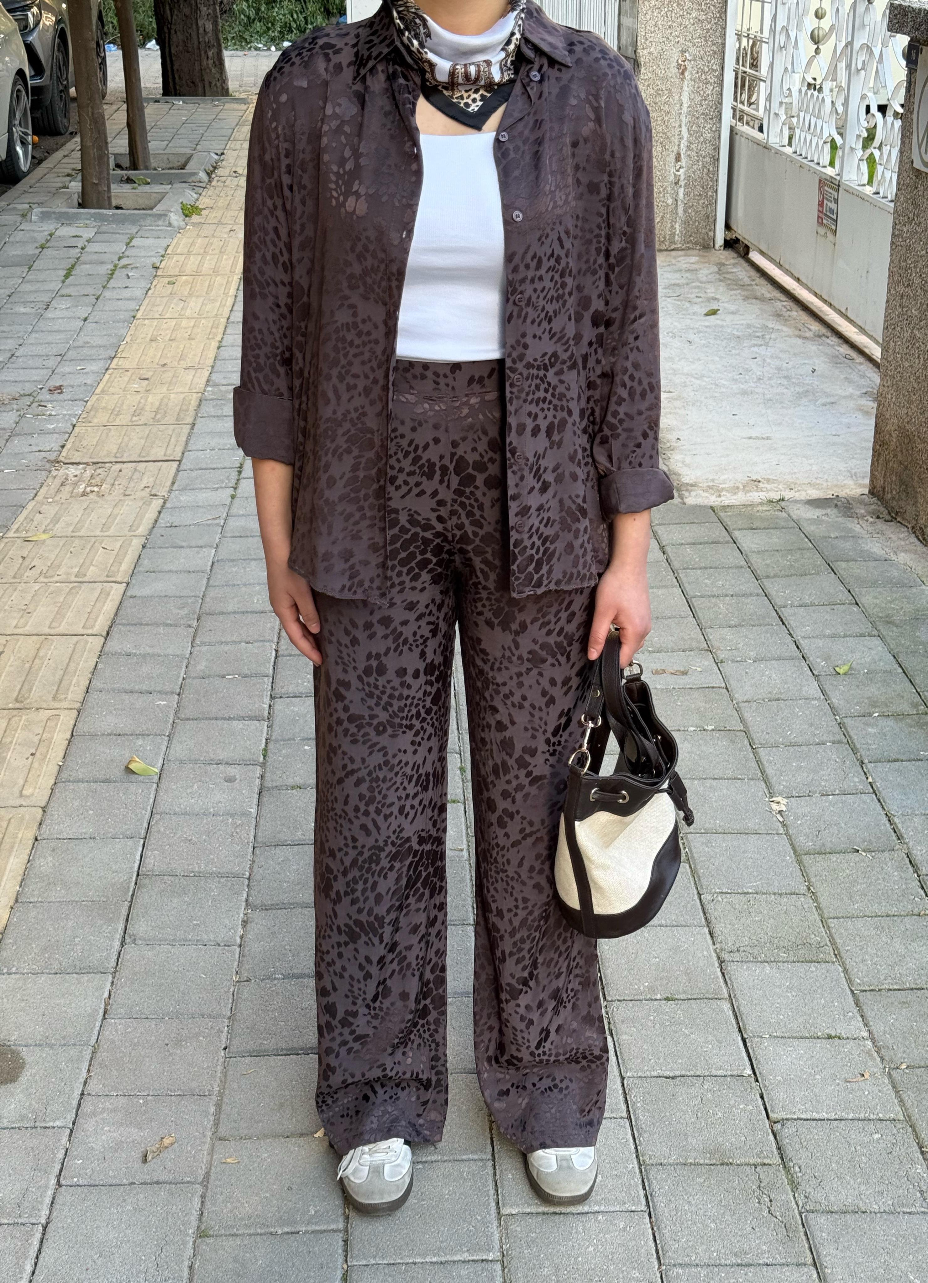 Saten Takım Mürdüm