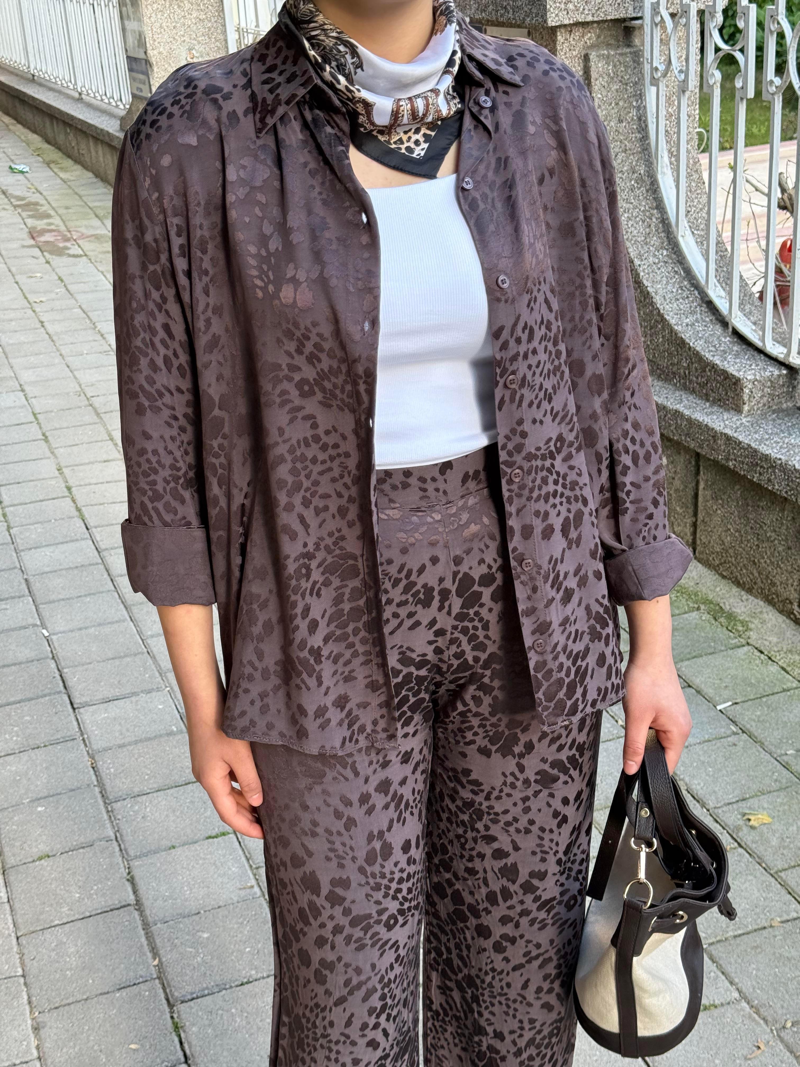 Saten Takım Mürdüm