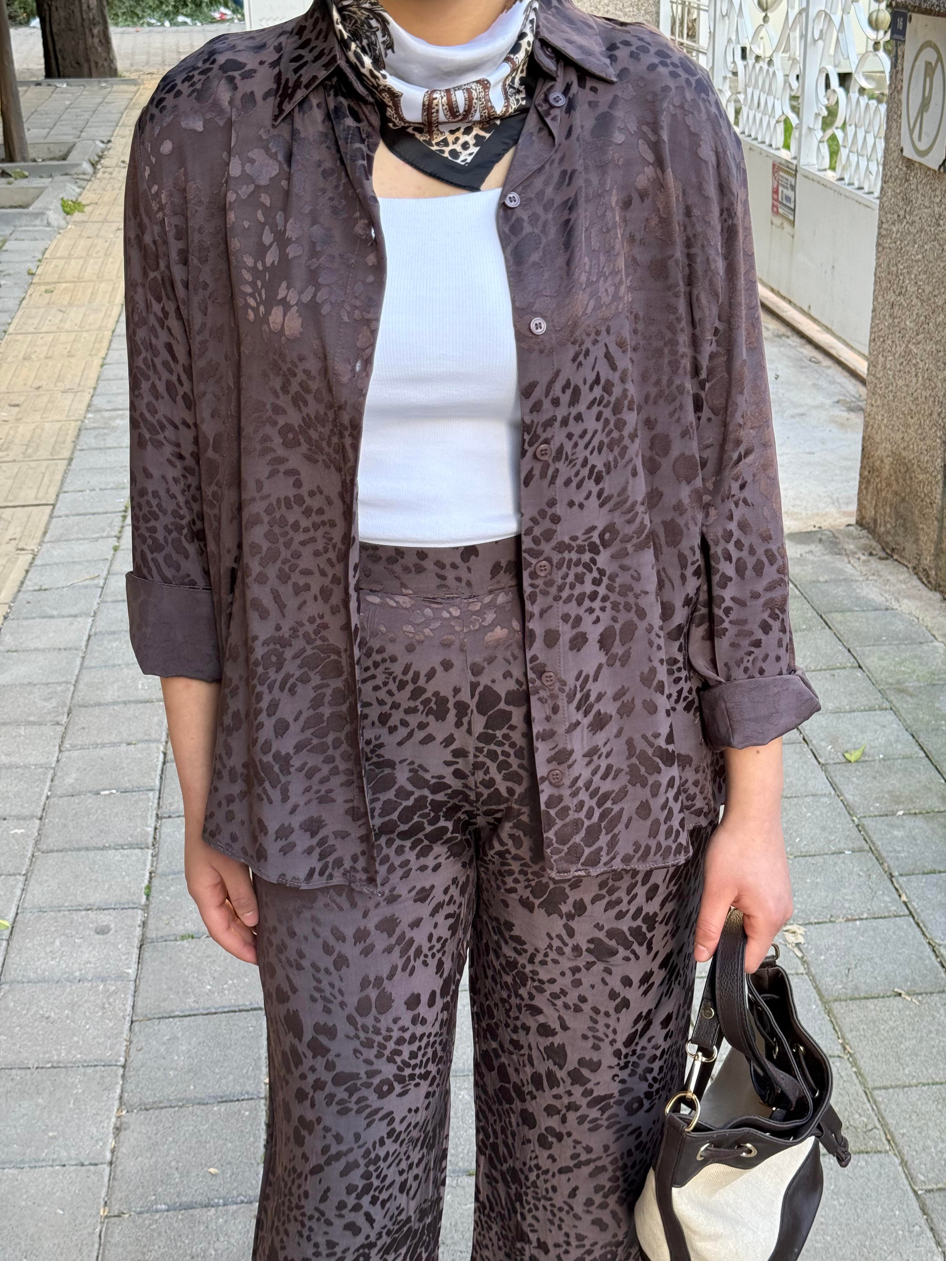 Saten Takım Mürdüm
