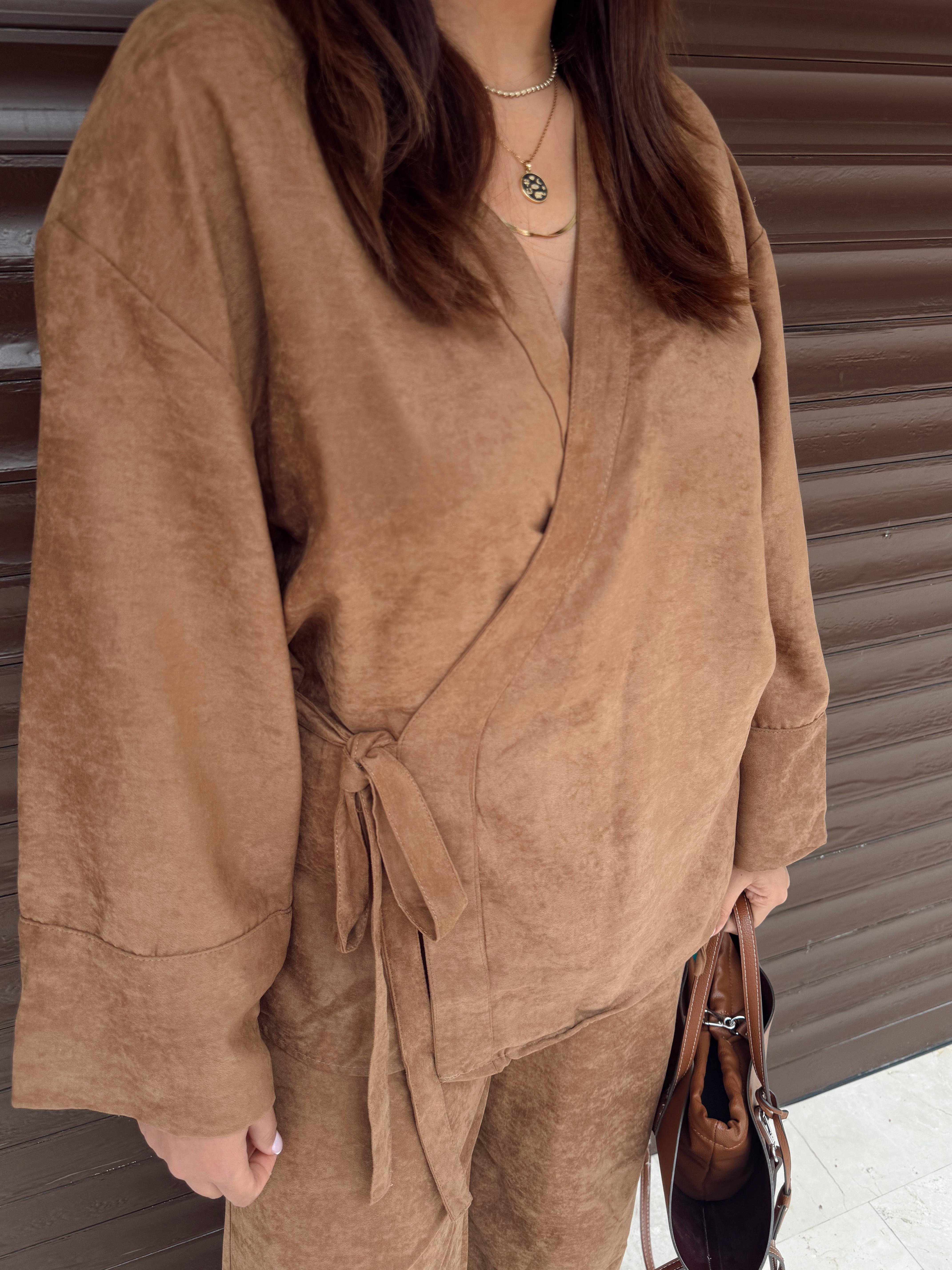 Süet Takım Camel