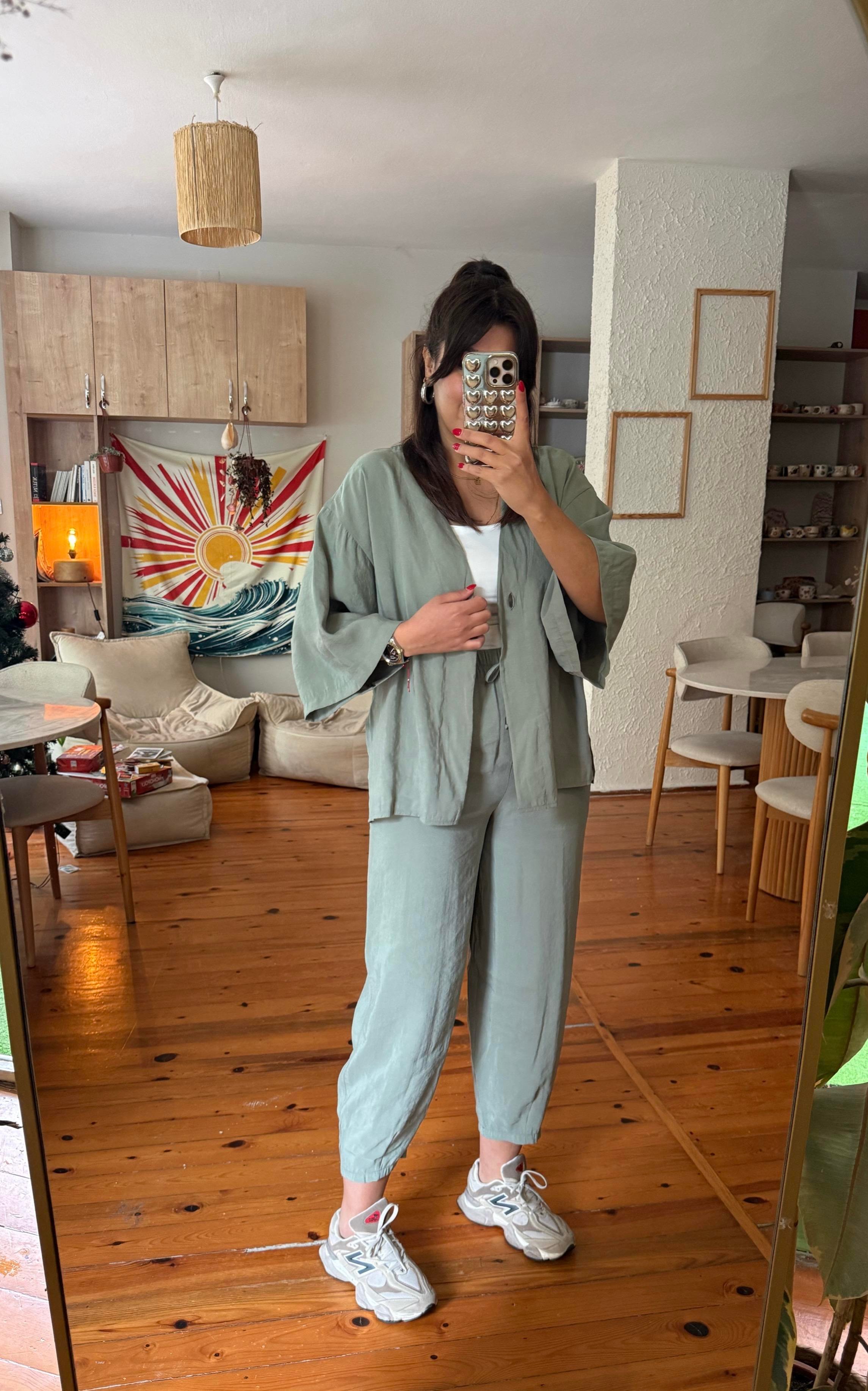 Tensel Pantolon Yeşil