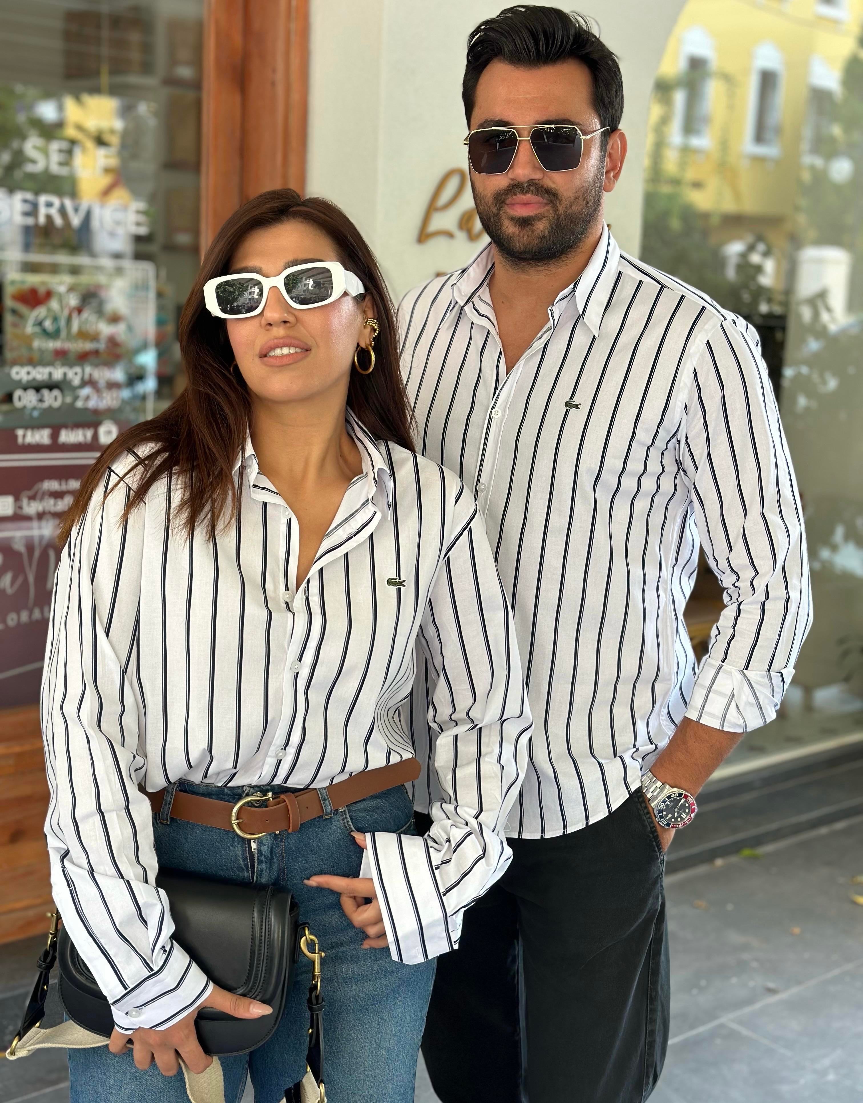 Unisex poplin gömlek 