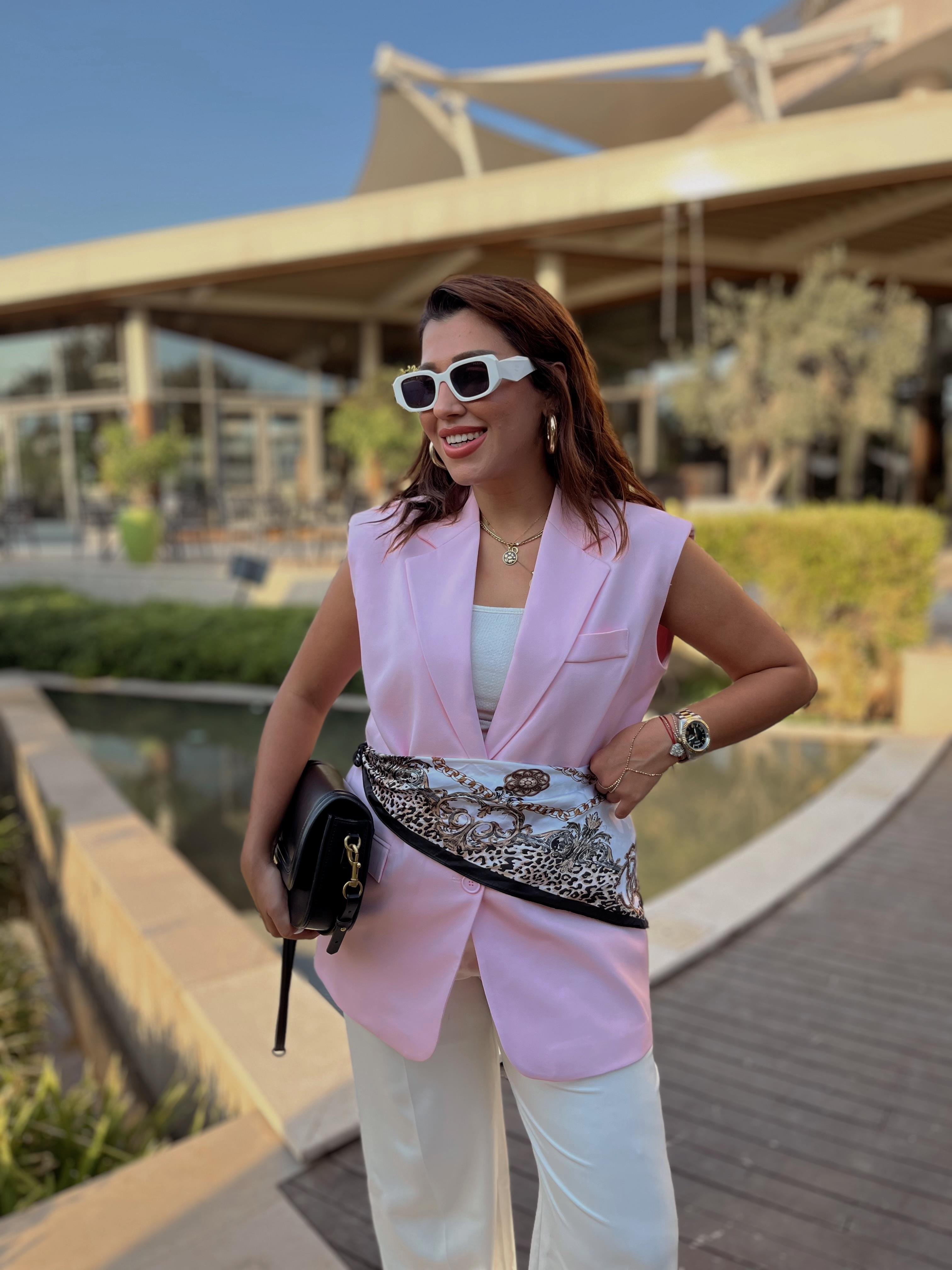 Vatkalı Yelek Pembe