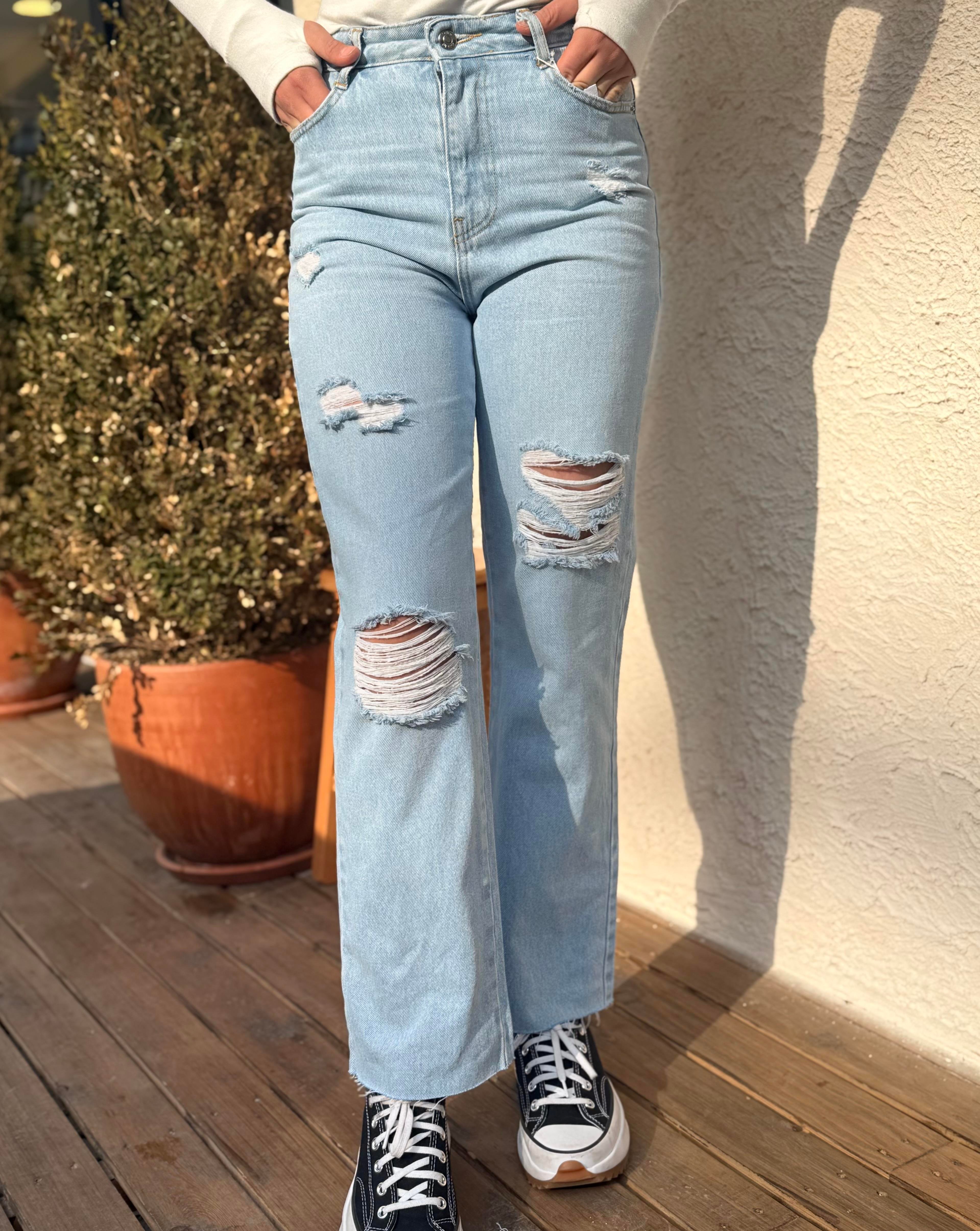 Yırtık jean