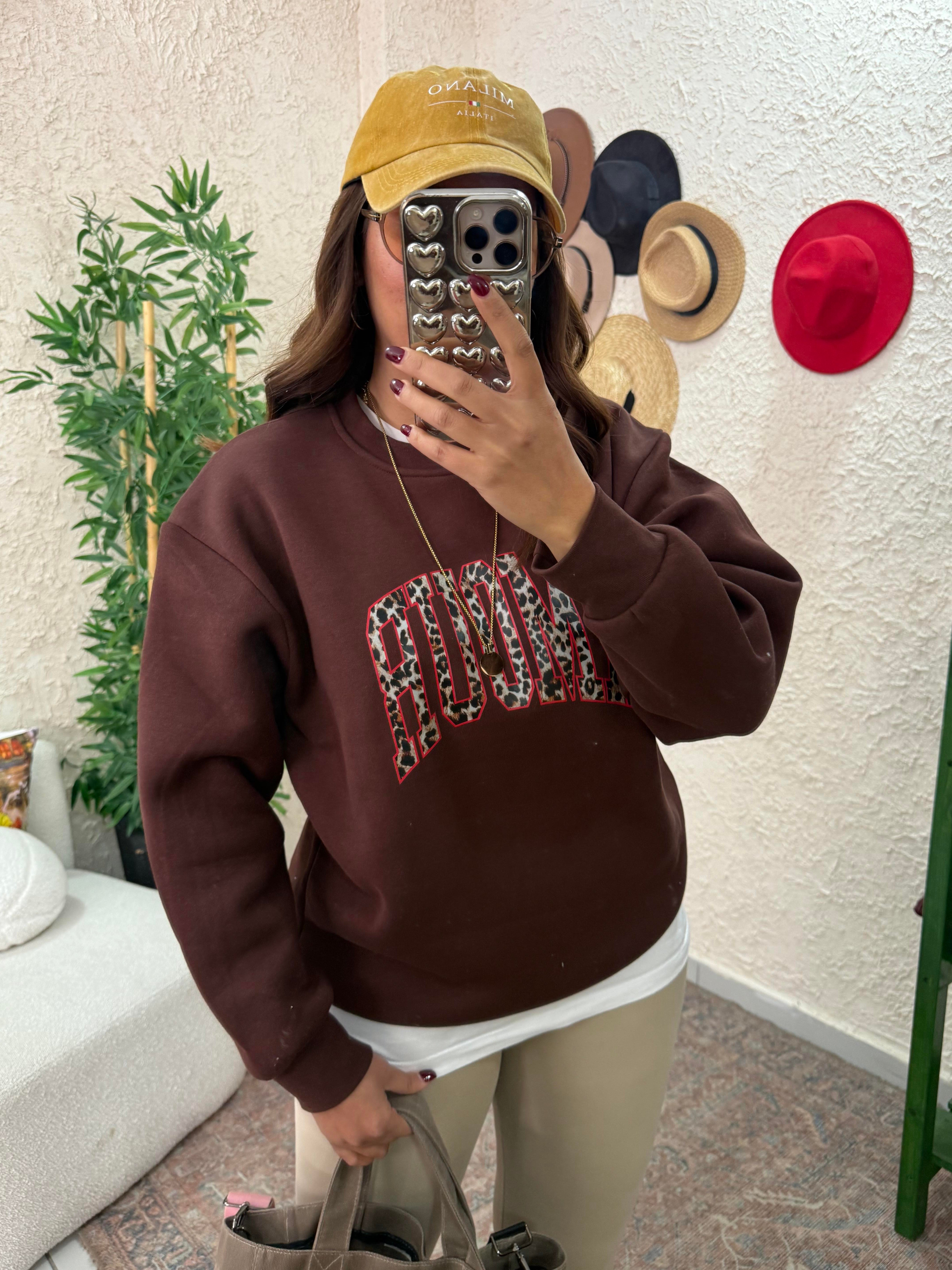 ZR Sweatshırt Kaahverengi