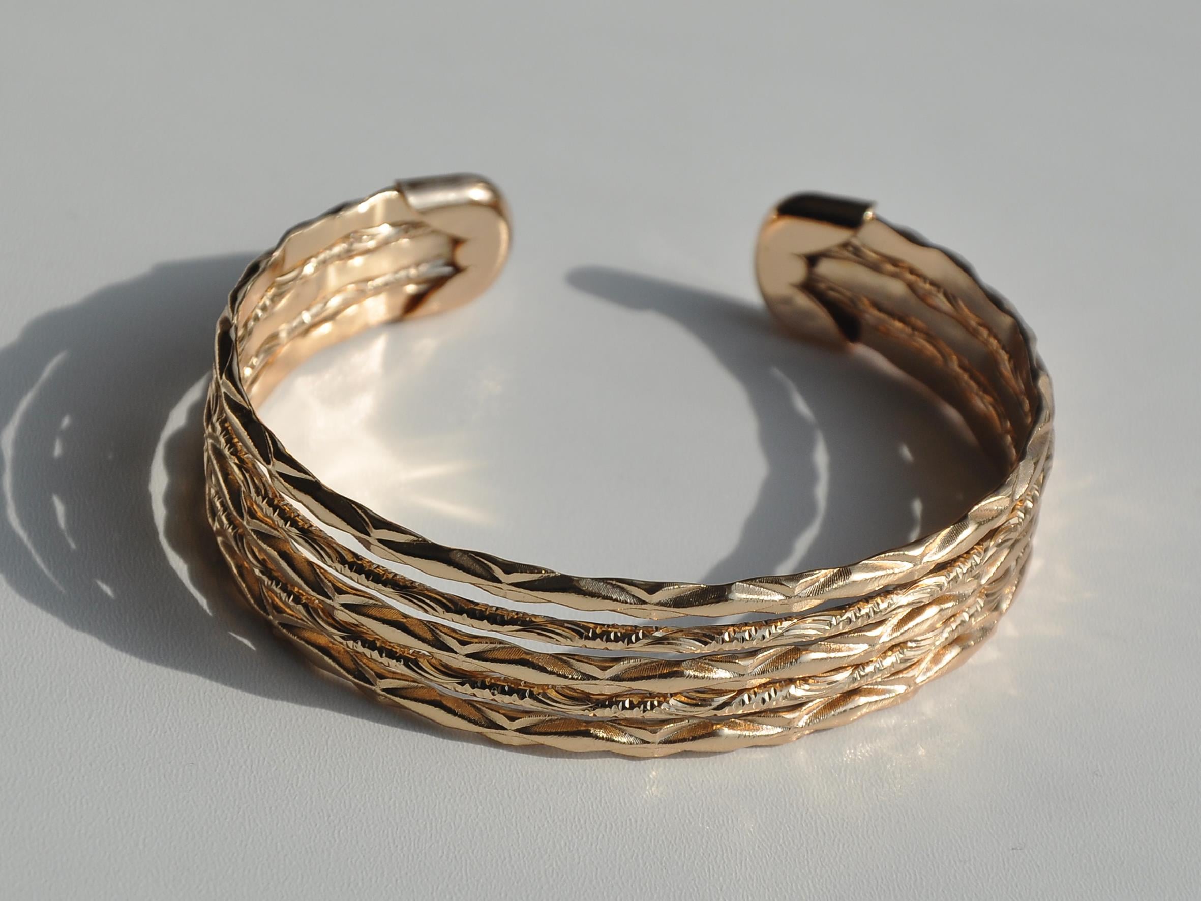 Gold 18K kalın klepçe
