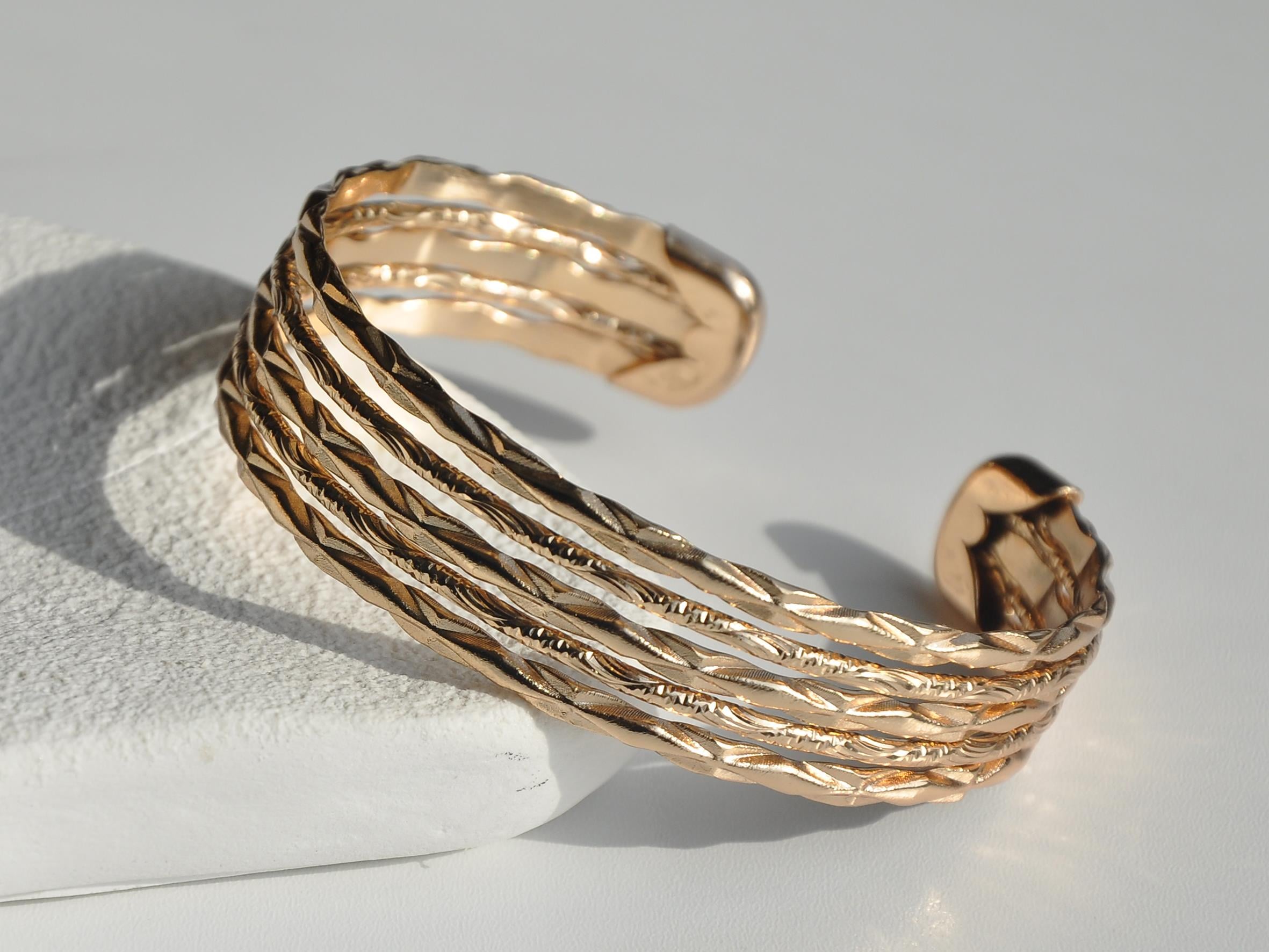 Gold 18K kalın klepçe
