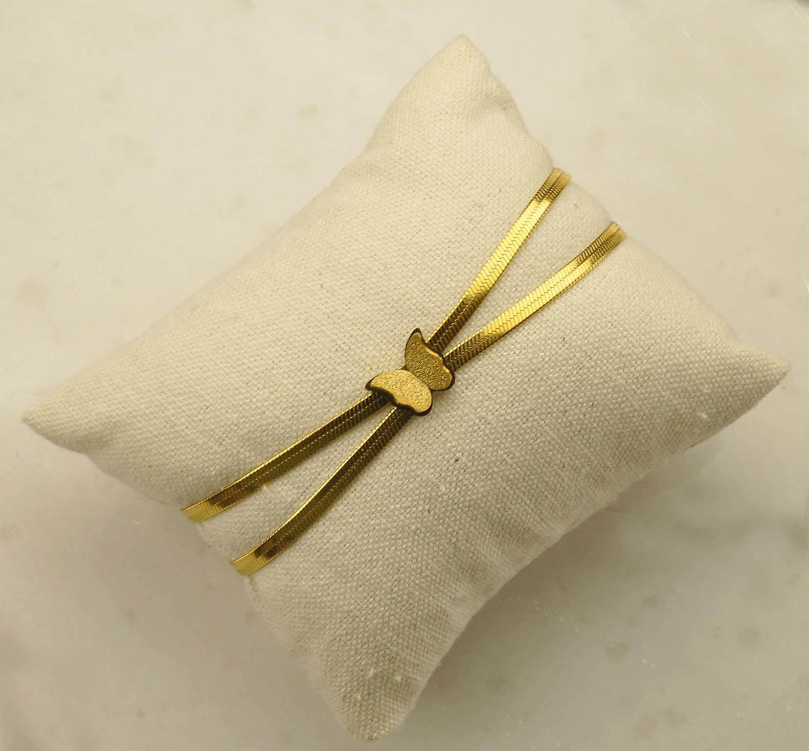 Gold kelebek bileklik