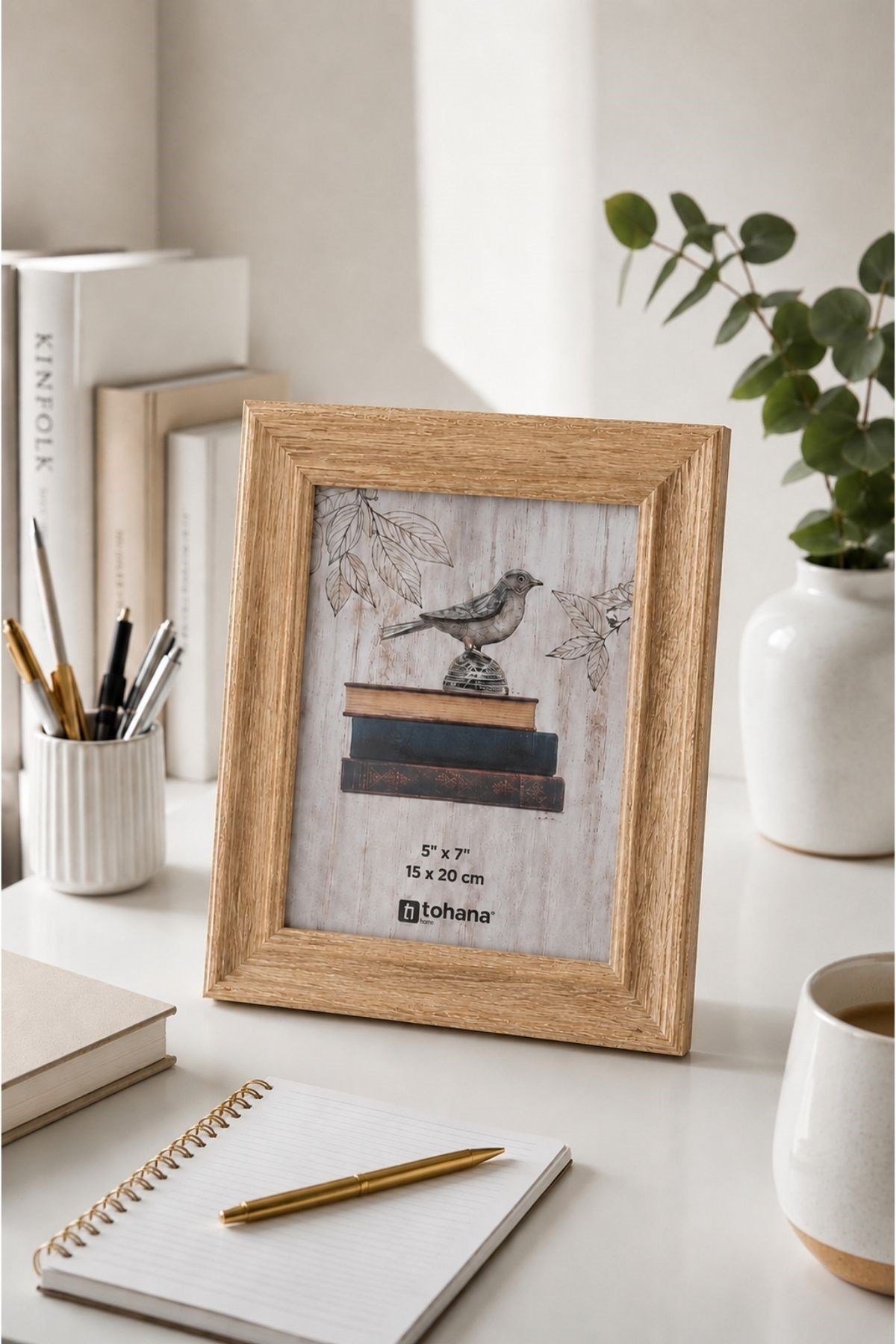 15X20 Cm Meşe Görünümlü Masa Üstü Çerçeve