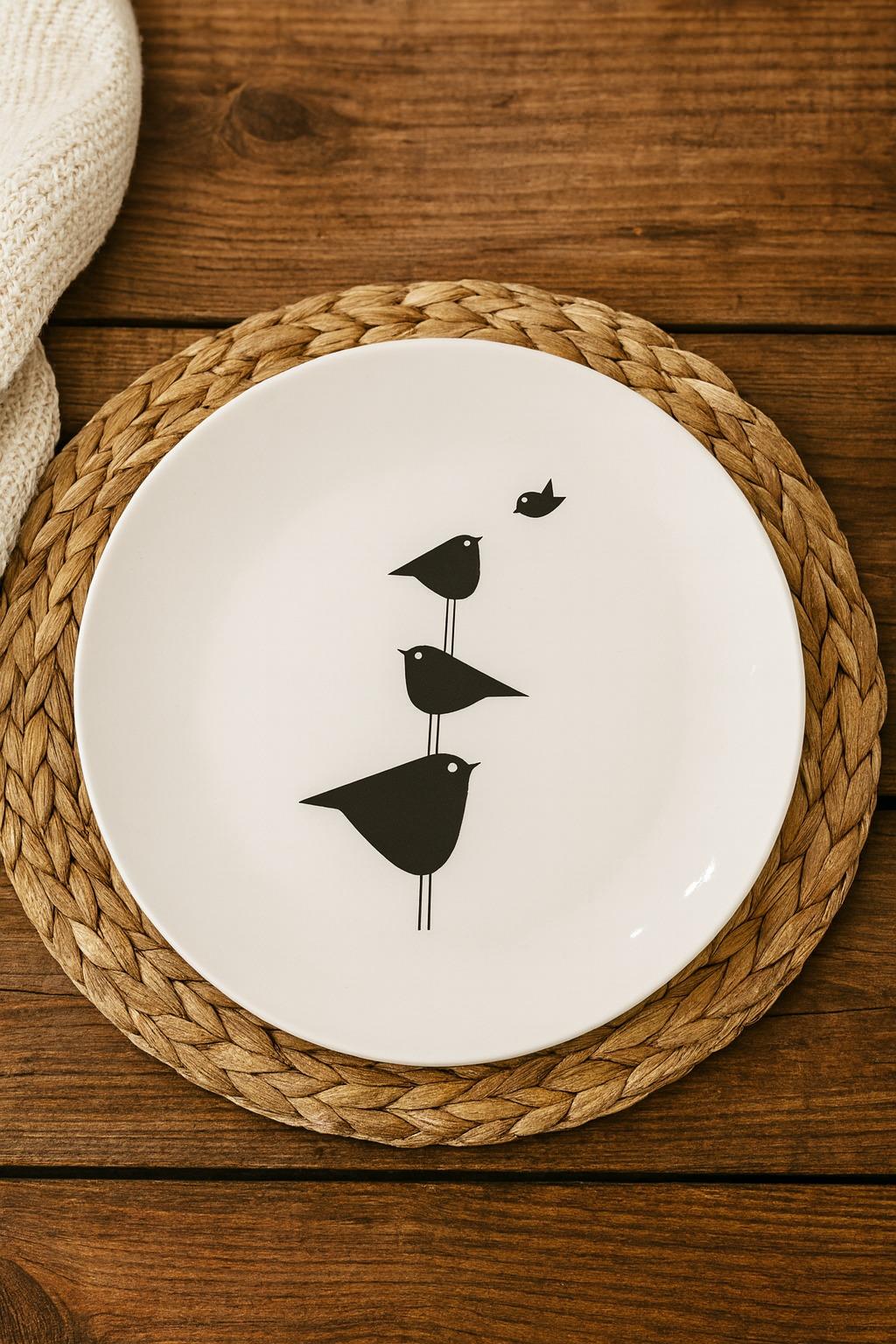 3 KUŞ PASTA TABAĞI