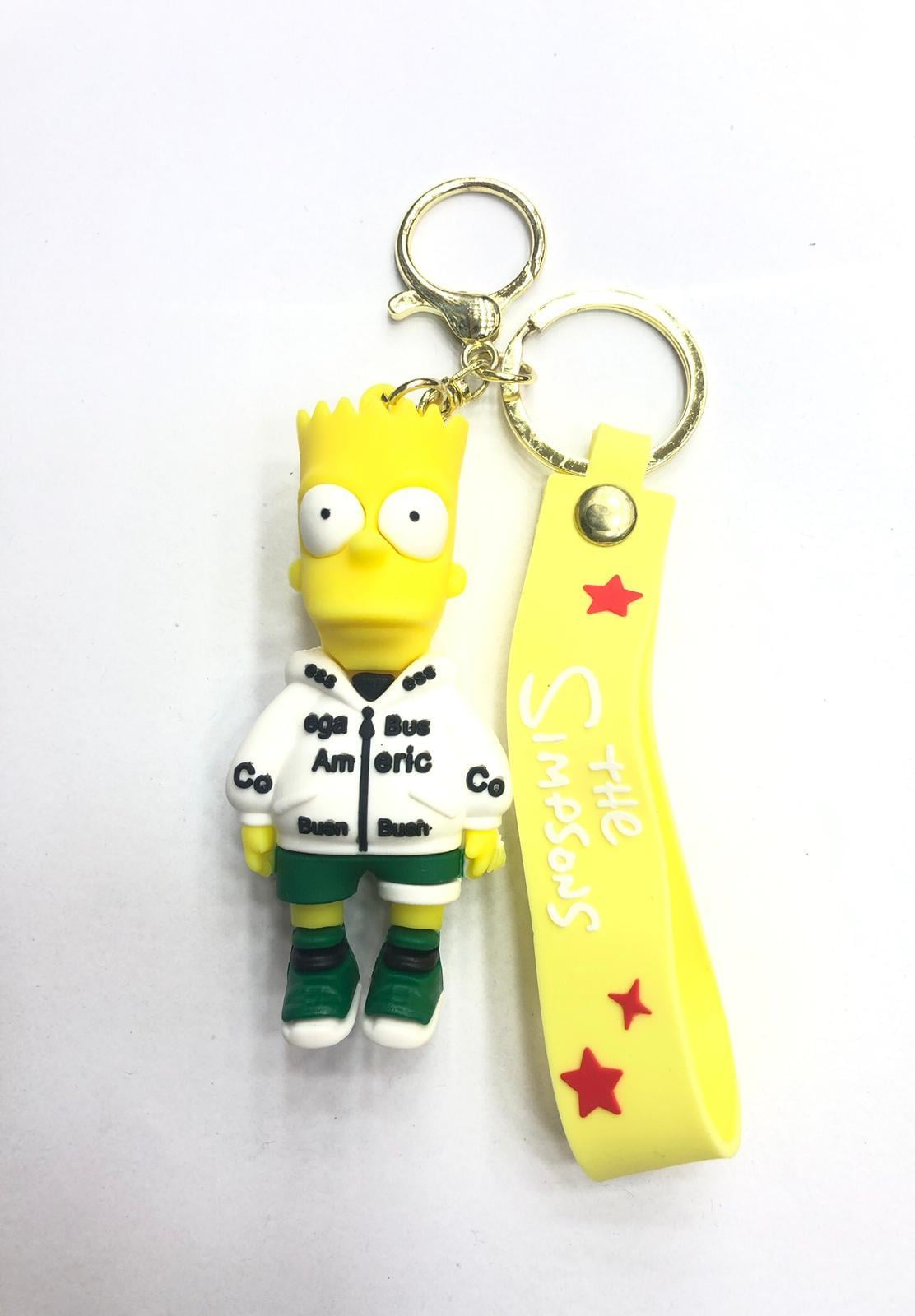 3D Bart Simspons Silikon Anahtarlık