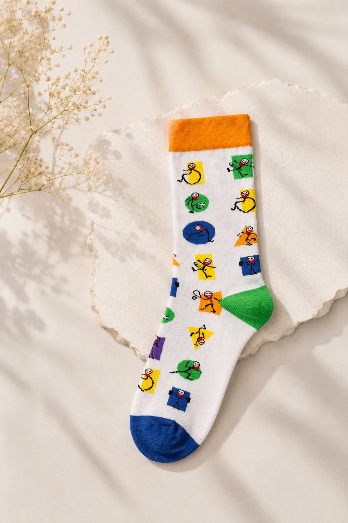 5'li Keyifli Desenler Unisex Çorap 36-40