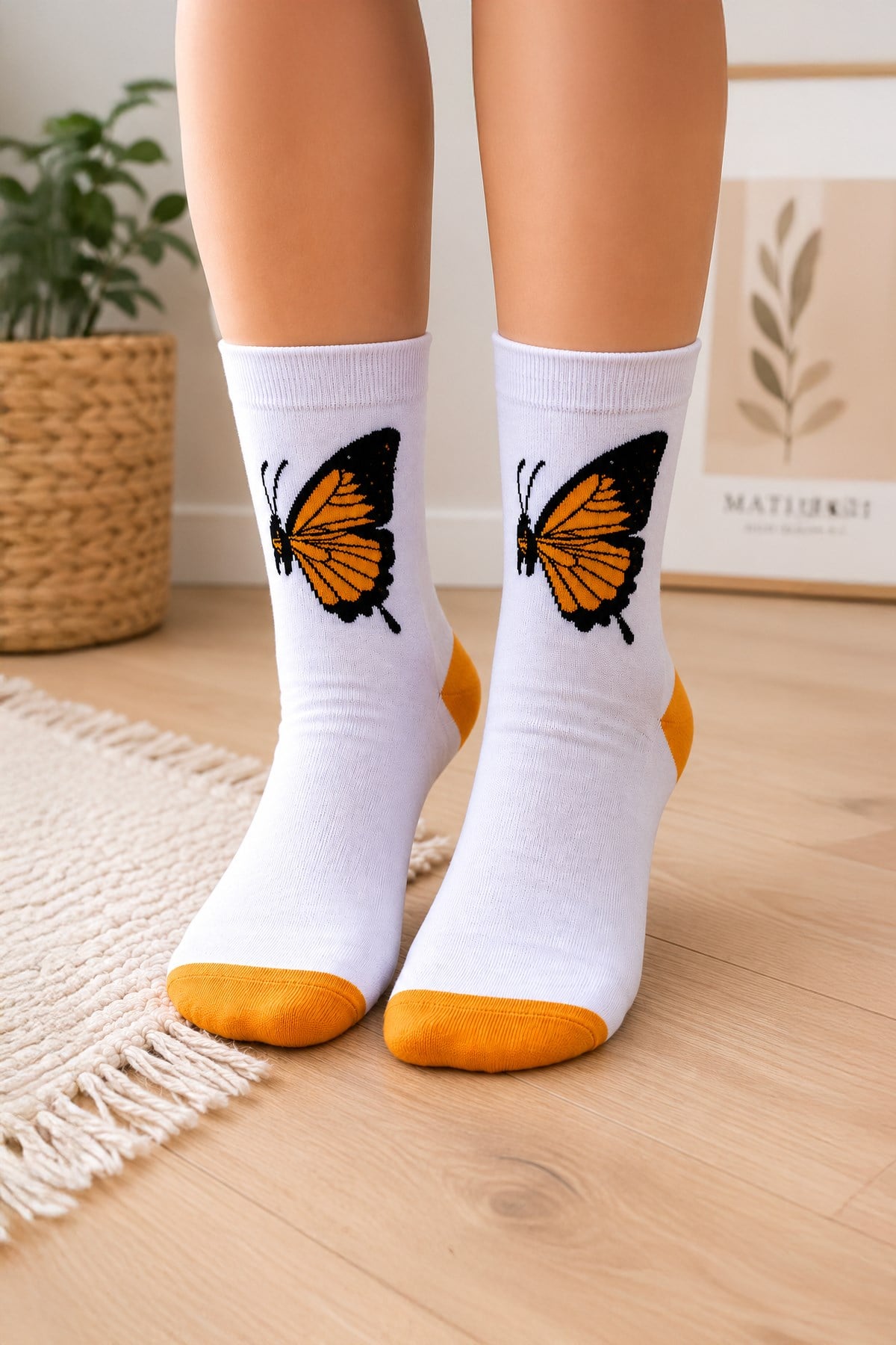 5'li Keyifli Desenler Unisex Çorap 36-40