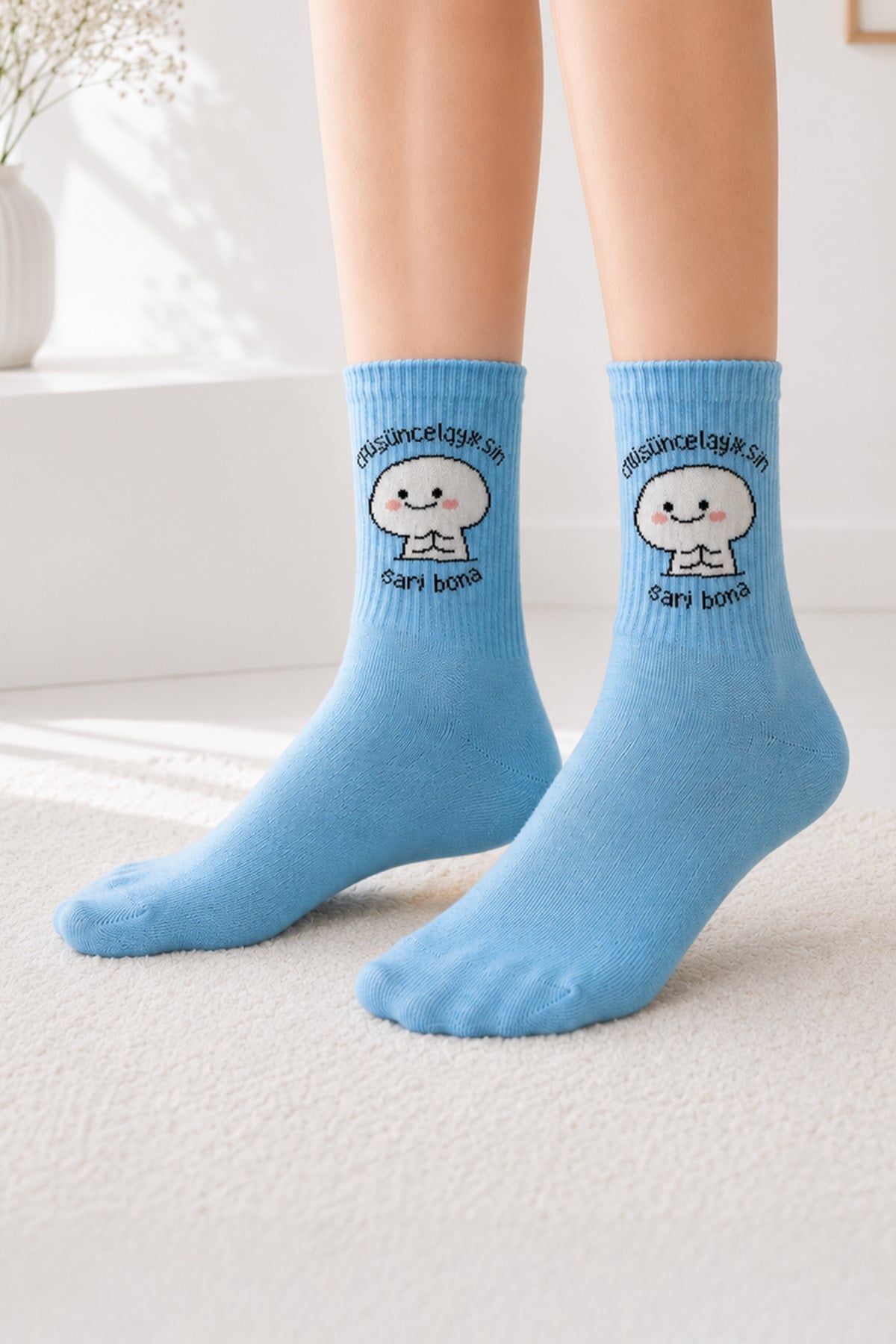 5'li Konuşan Unisex Çoraplar 36-44