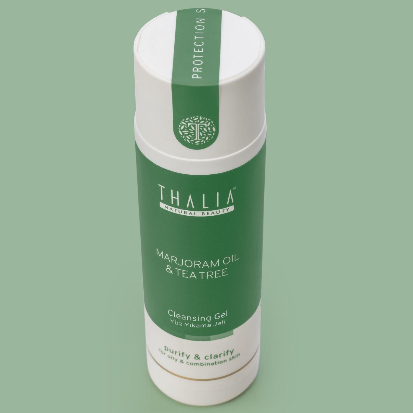 Akne Gidermeye & Gözenek Sıkılaştırmaya Yardımcı Yüz Temizleme Jeli 200ml Mercan Köşk (Marjoram)