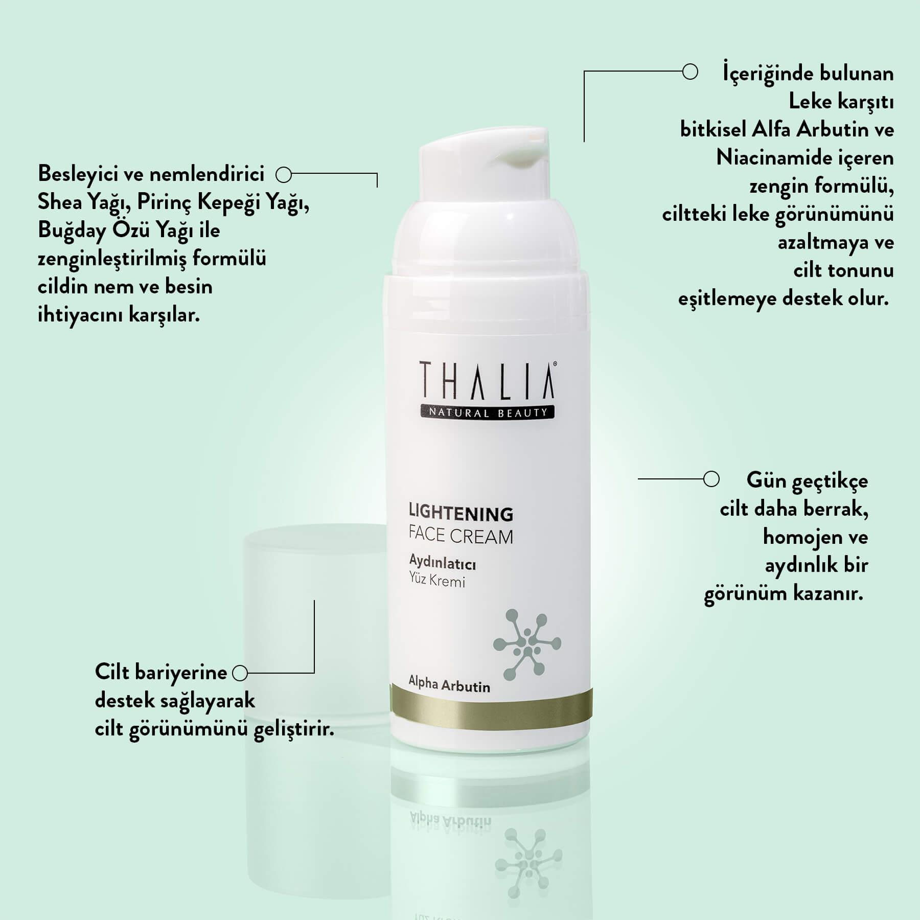 Alpha Arbutin Yüz Bakım Kremi 50ml