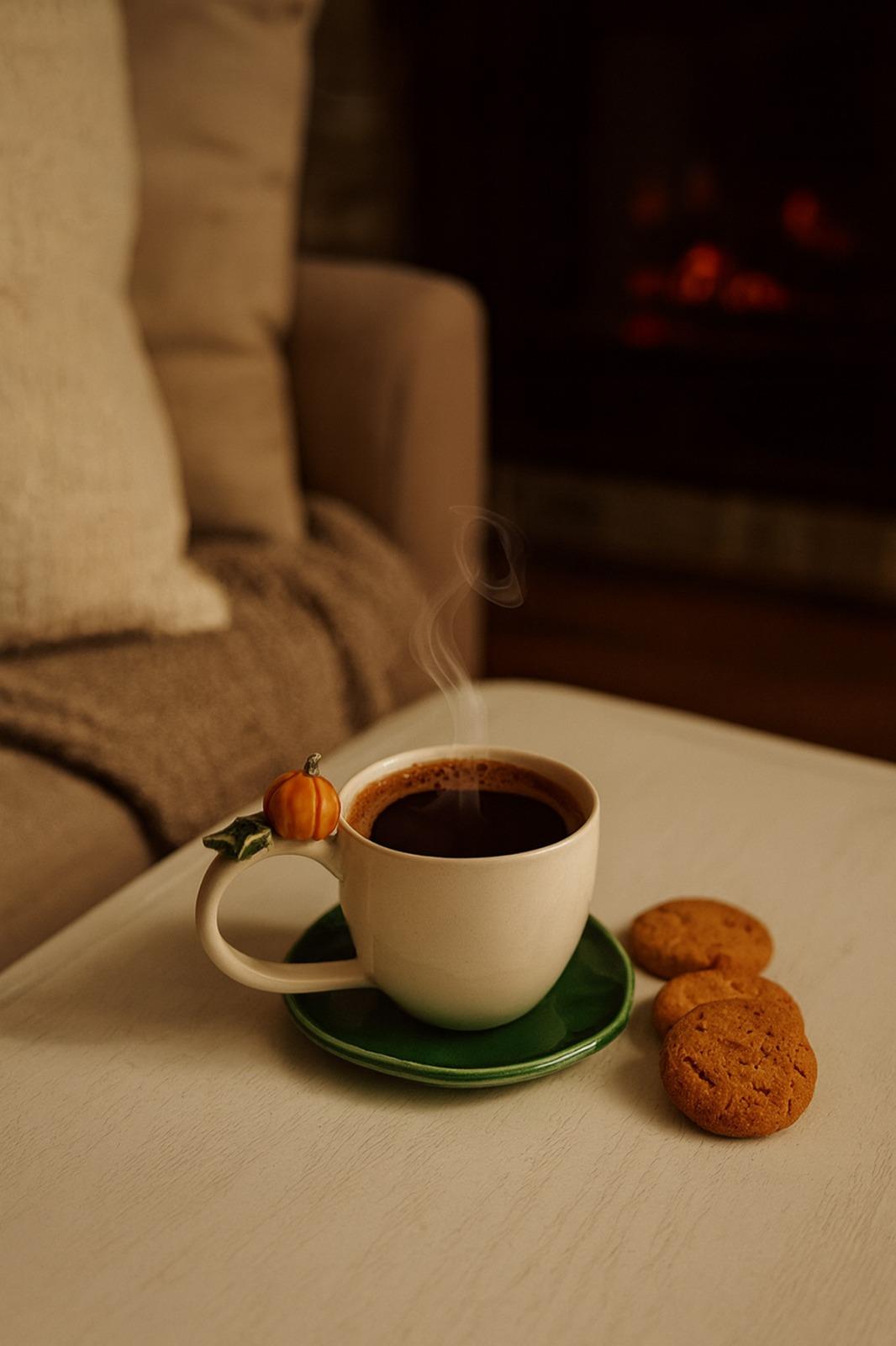 Balkabağı Türk Kahvesi Fincan