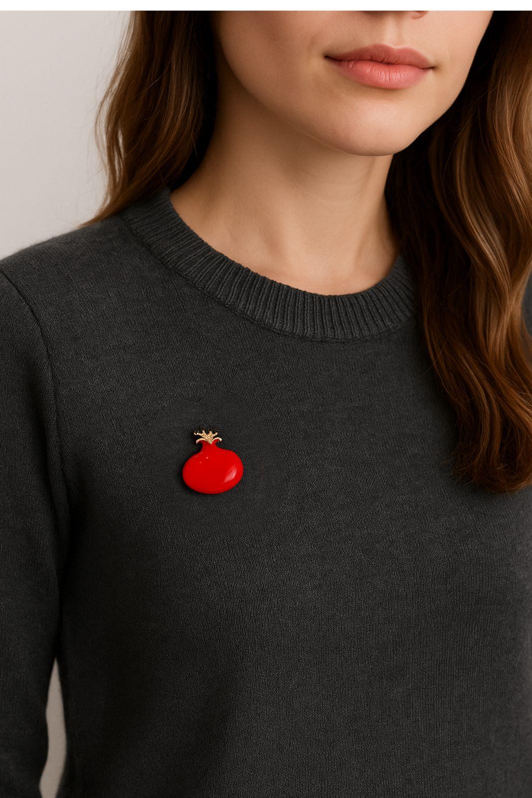 BÜYÜK NAR İĞNELİ BROŞ