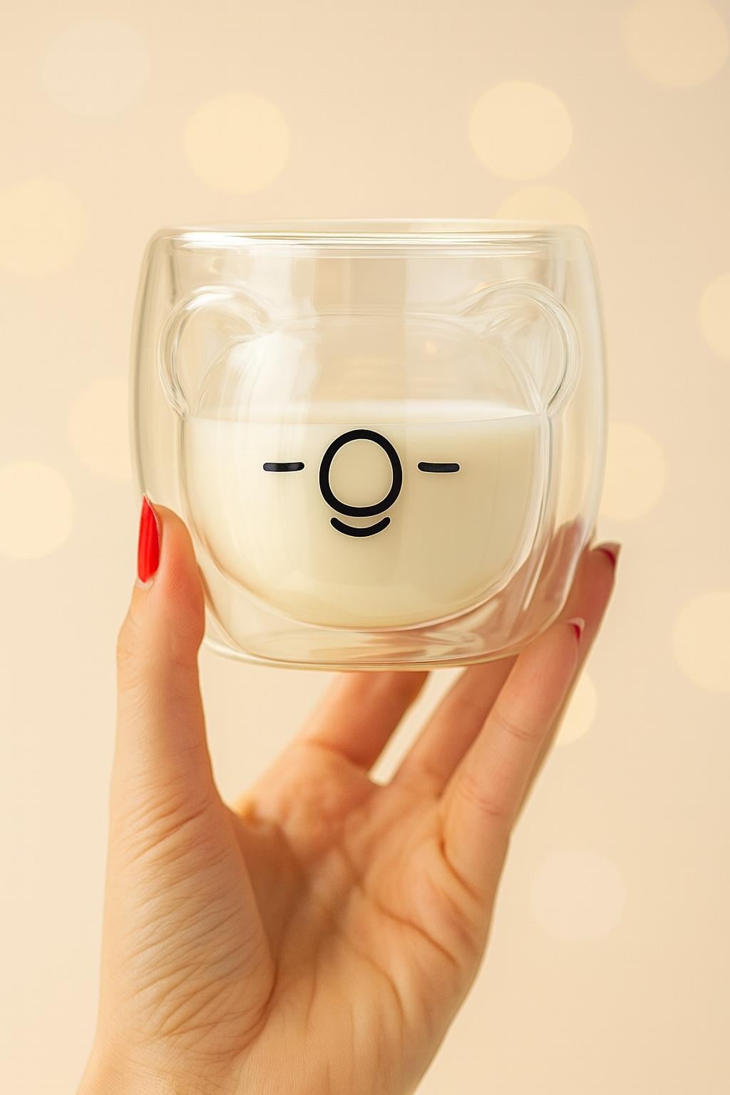 ÇİFT ÇIDARLI KOALA CAM KUPA