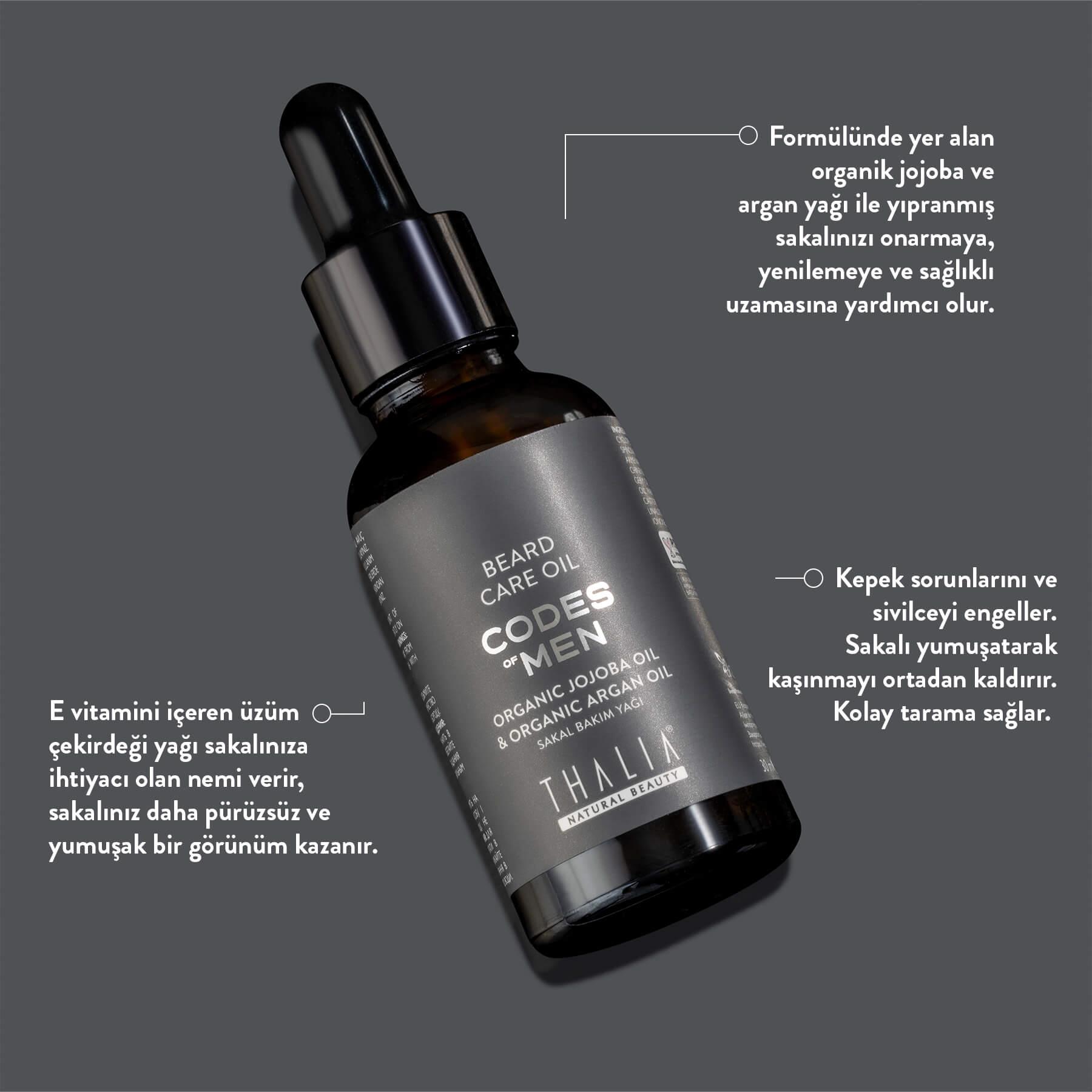 Güçlendirmeye & Onarmaya Yardımcı Sakal Bakım Yağı 30ml