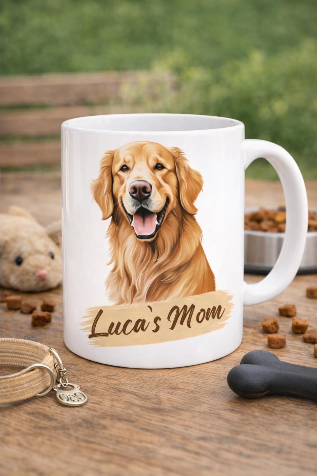 İSME ÖZEL GOLDEN RETRIEVER Baskılı Kupa Bardak