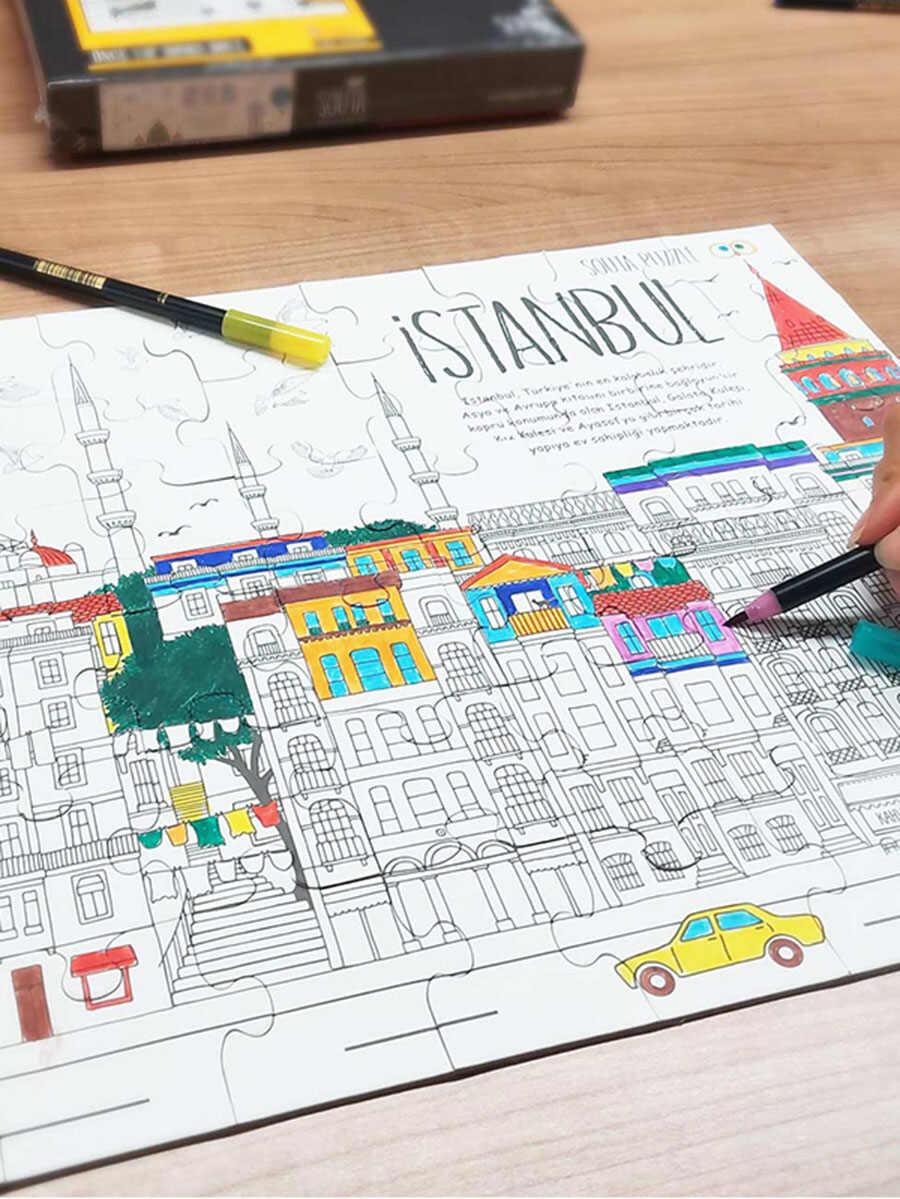 ''İstanbul'u Boya '' Boyama&Puzzle