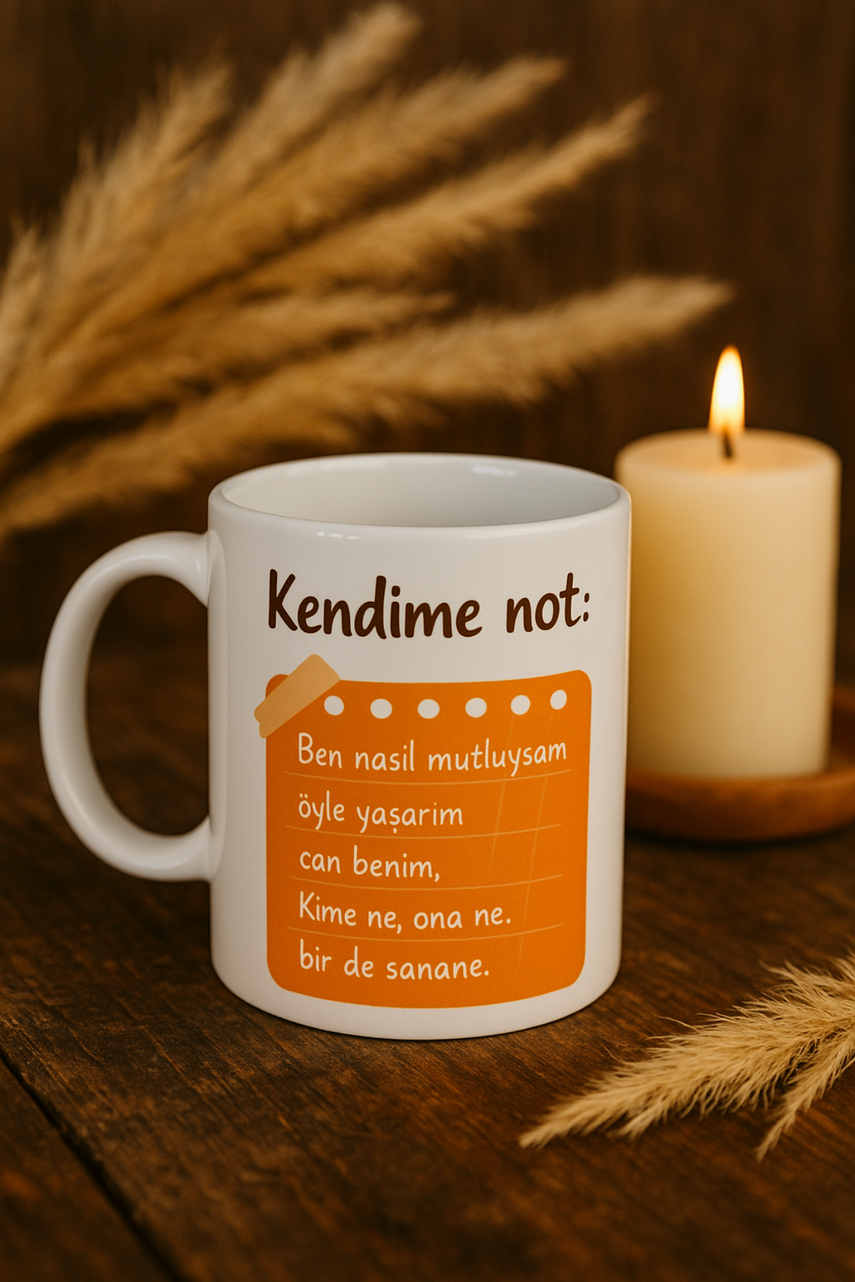 KENDİME NOT: BEN NASIL MUTLUYSAM... BARDAK