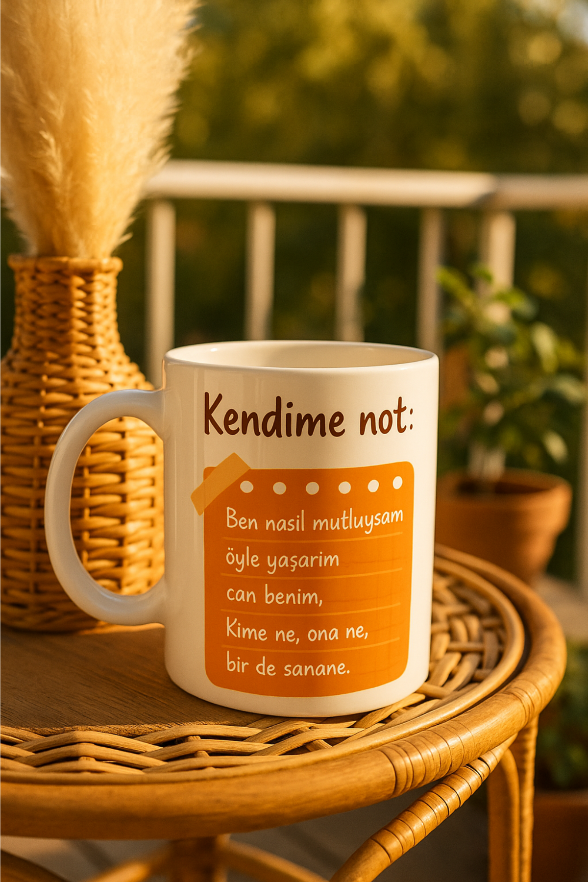 KENDİME NOT: BEN NASIL MUTLUYSAM... BARDAK
