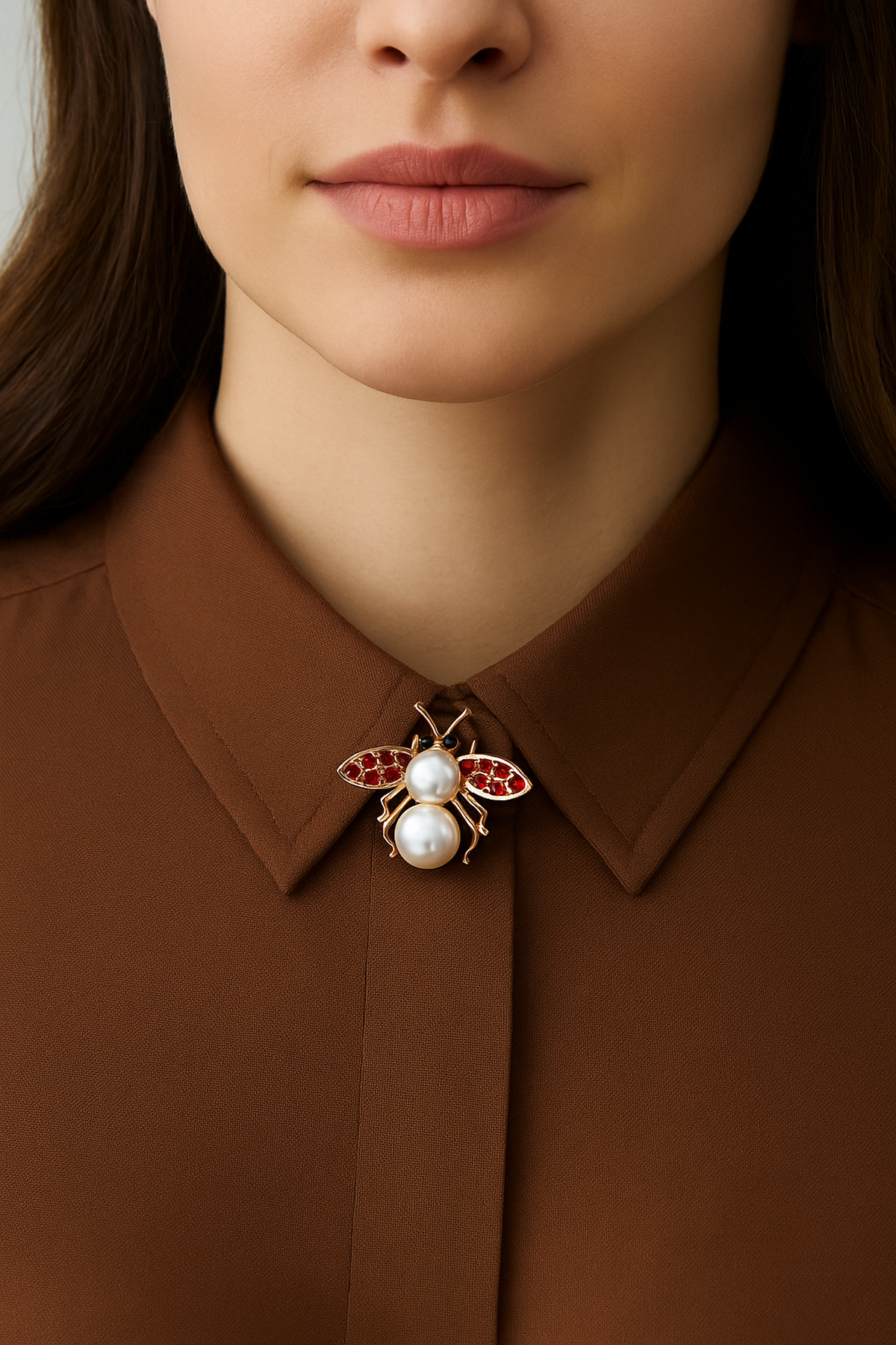 Kırmızı Kanatlı Karınca İğneli Broş