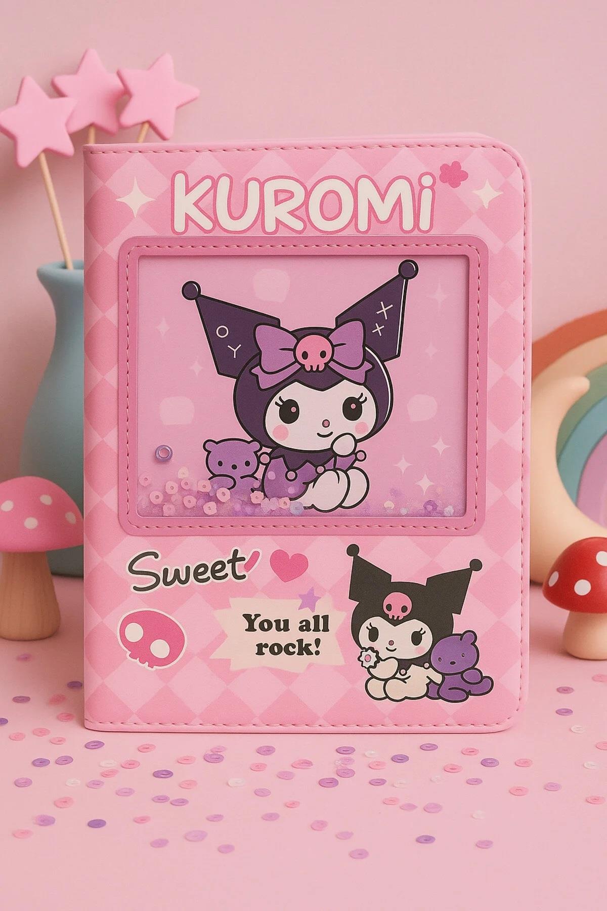 KUROMİ PULLU SULU DEFTER PEMBE