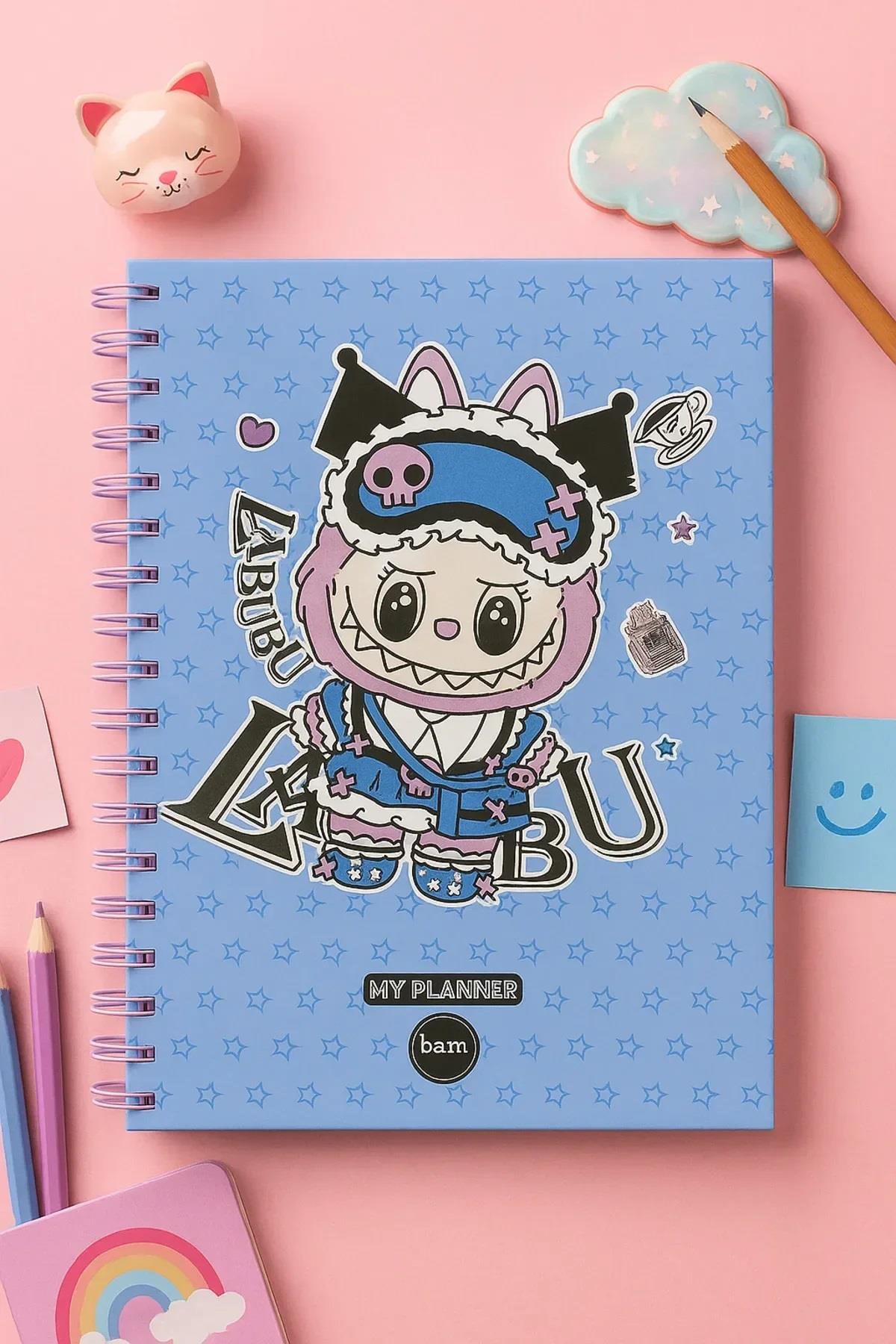 LABUBU MOR KONUŞAN PLANNER DEFTER