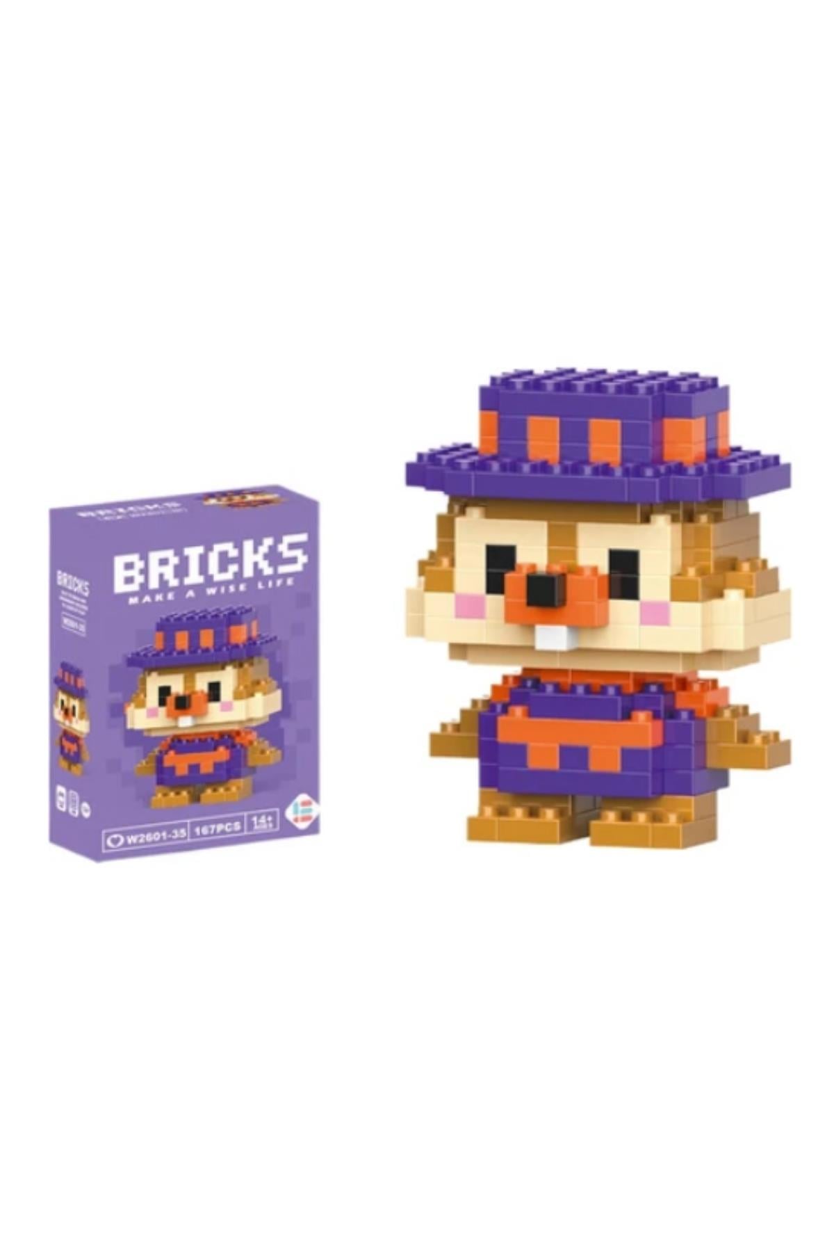 Mor Sincap Bricks Lego