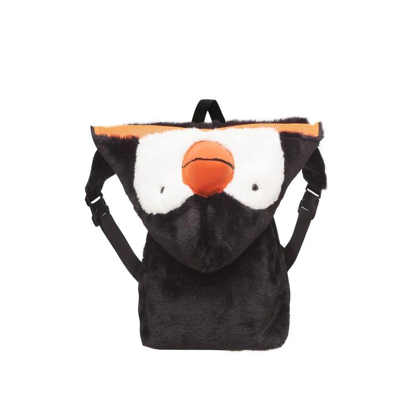 Morikukko Penguen Kapüşonlu Sırt Çantası