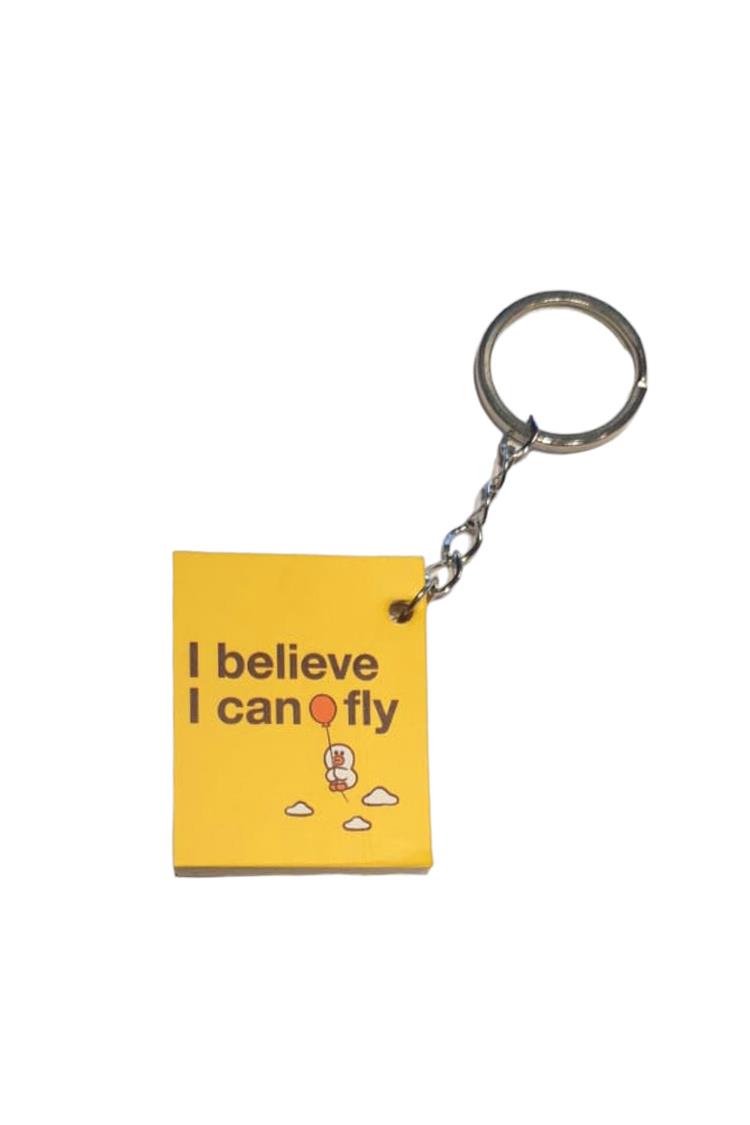 Mottolu Anahtarlık -  I believe I can Fly