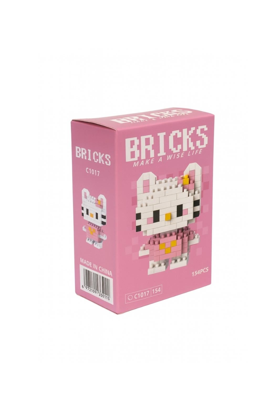 Pembe Hello Kitty Bricks Lego