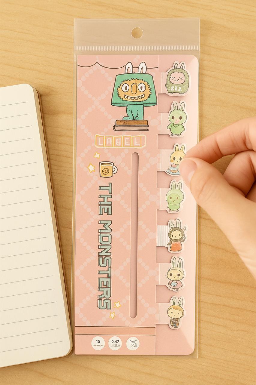 PEMBE LABUBU POST IT