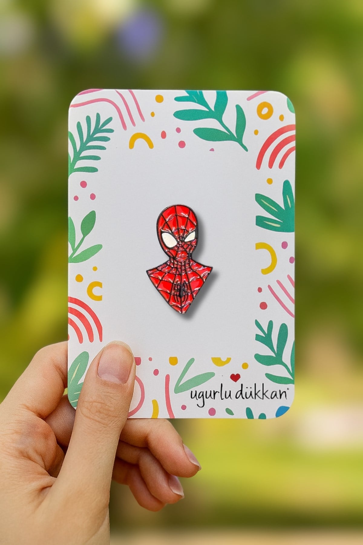 Spiderman Kafası Rozeti