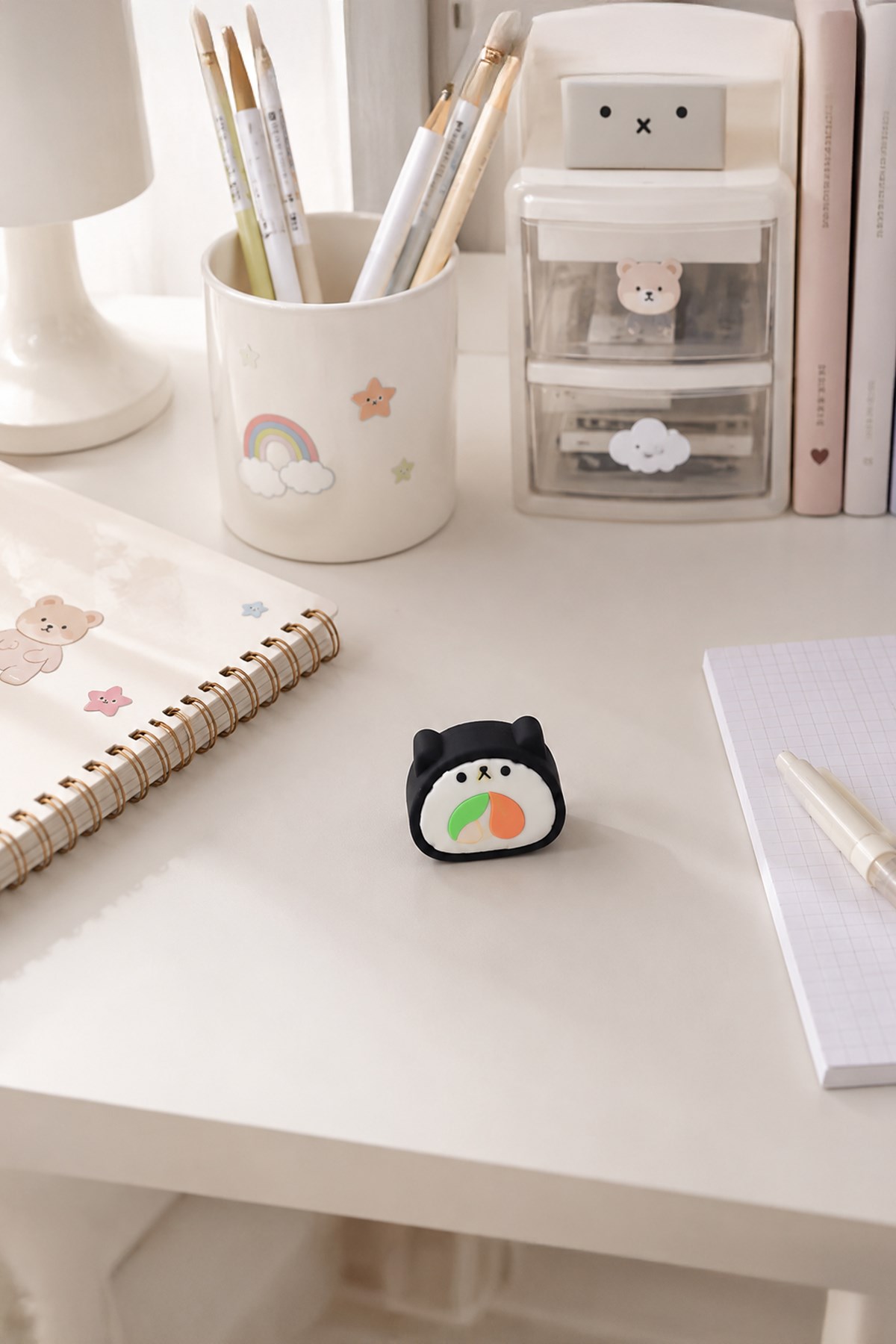 Sushi Siyah Ayıcık Silgi 2,5 cm
