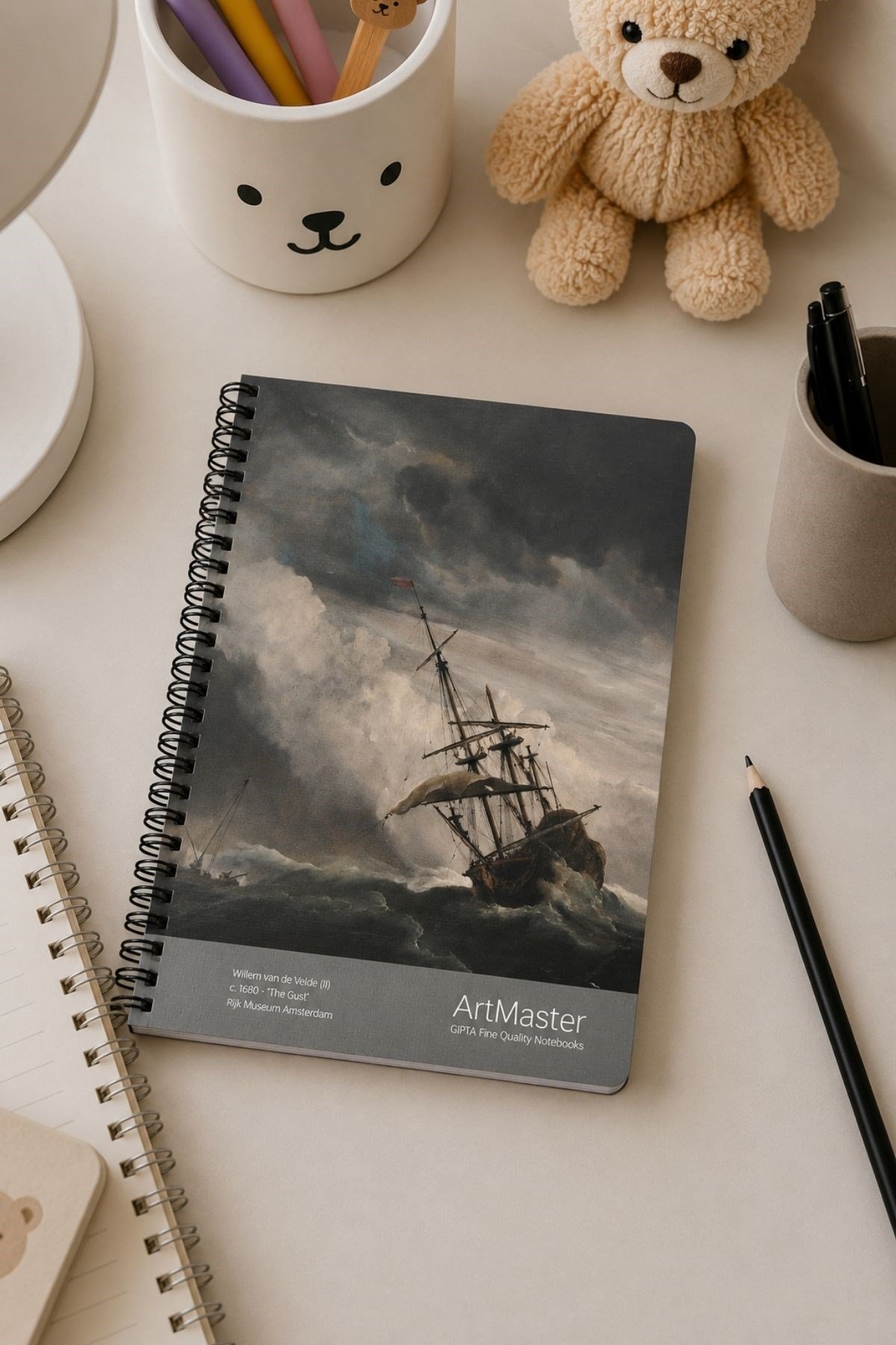 Van De Velde Eserli Çizgili Defter 26 Cm
