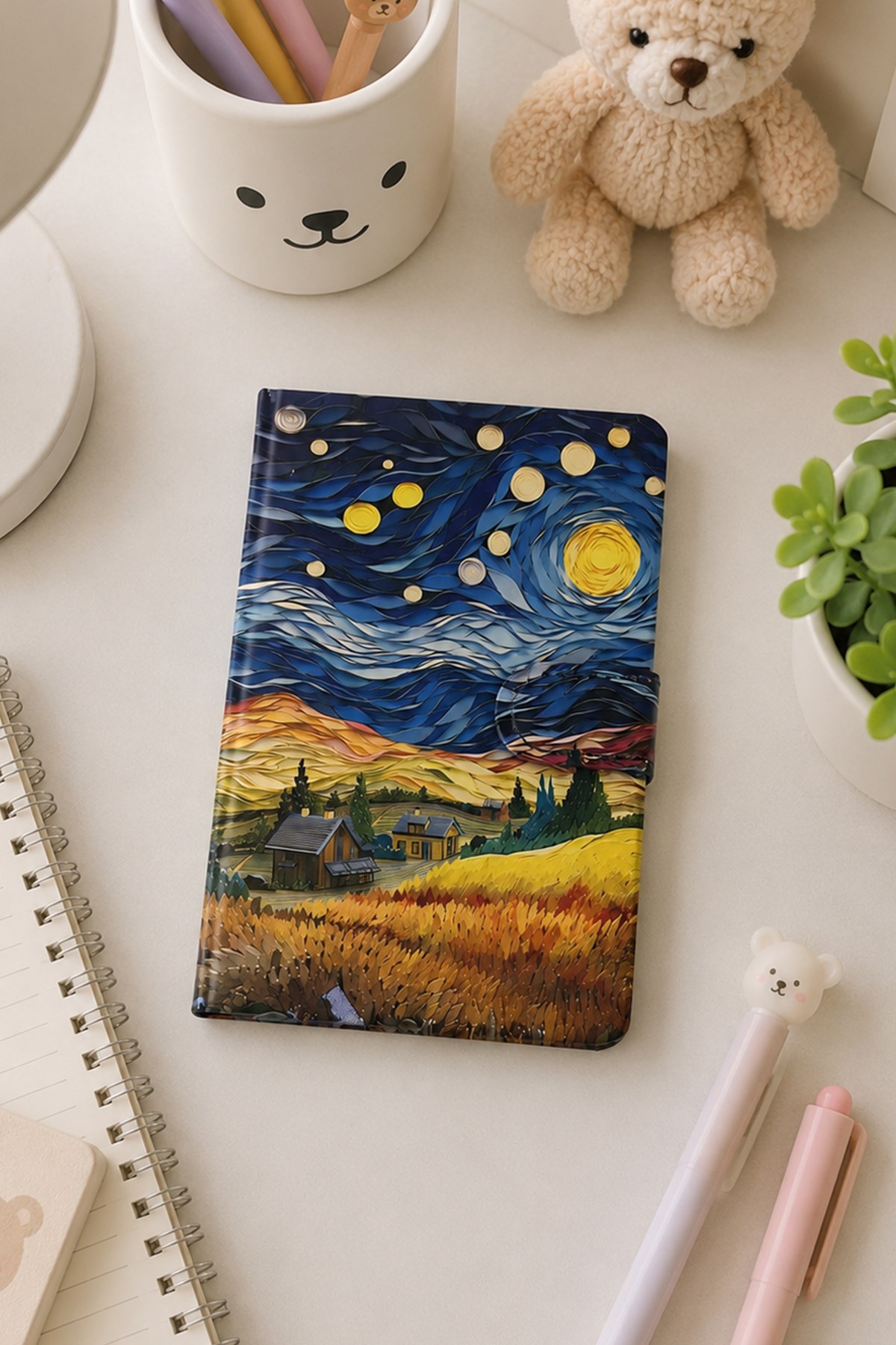 Vincent Van Gogh Mıknatıs Kapak A6 Not Defteri