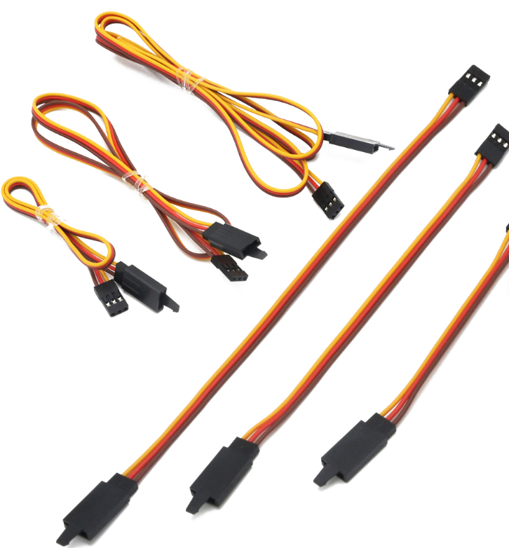 5'li Set - 10cm -JR RC Servo Uzatma Kablosu