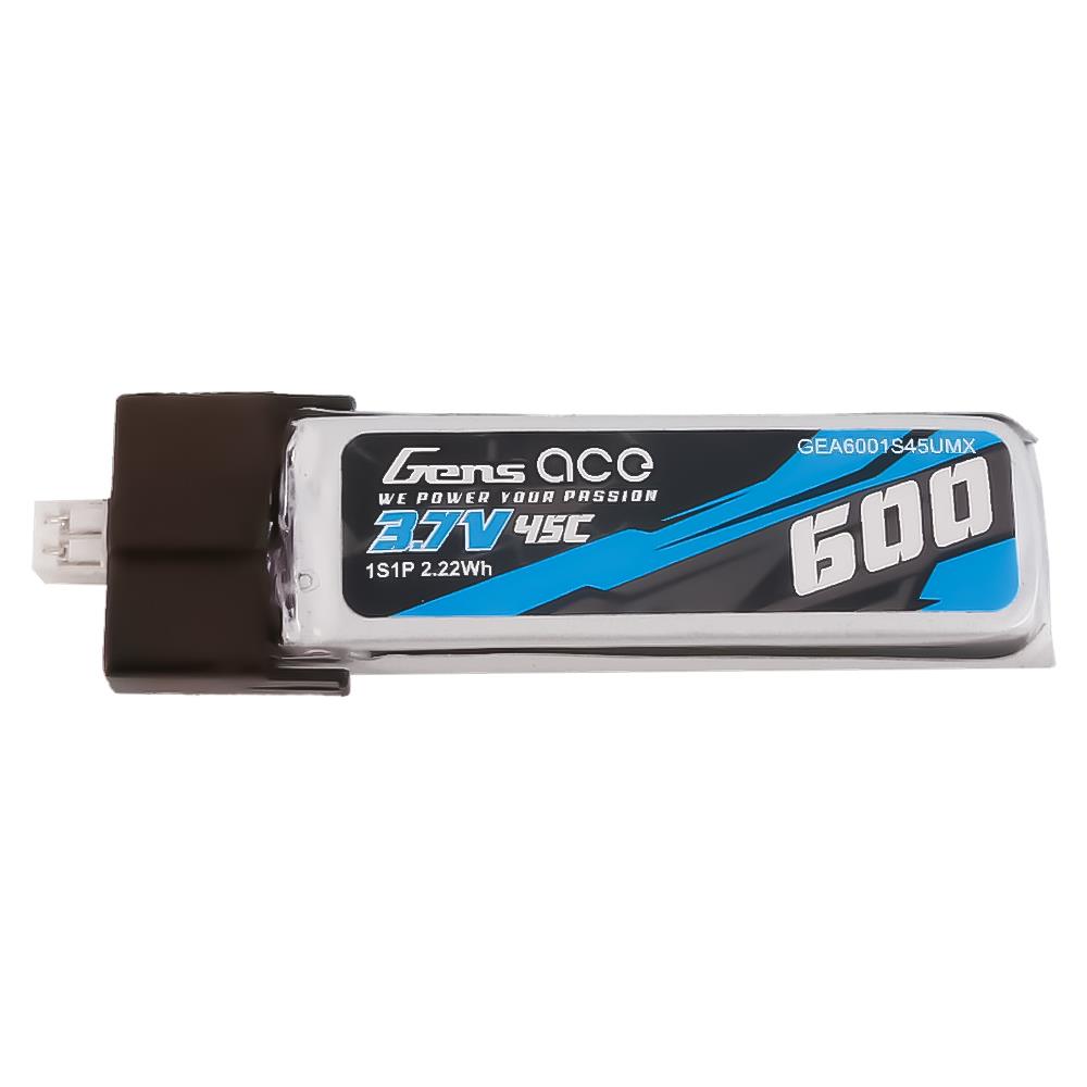 600mAh 3.7V 45C 1S1P JST-PHR 2.0 LiPo Batarya