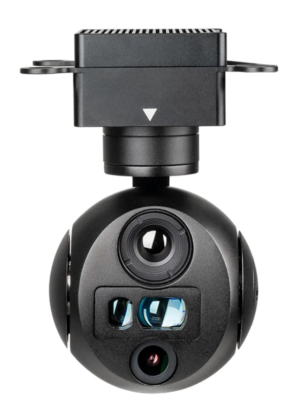 A609R Ultra Kompakt En Hafif Üç Sensörlü 3 Eksenli EO/IR ve LRF Gimbal Kamera