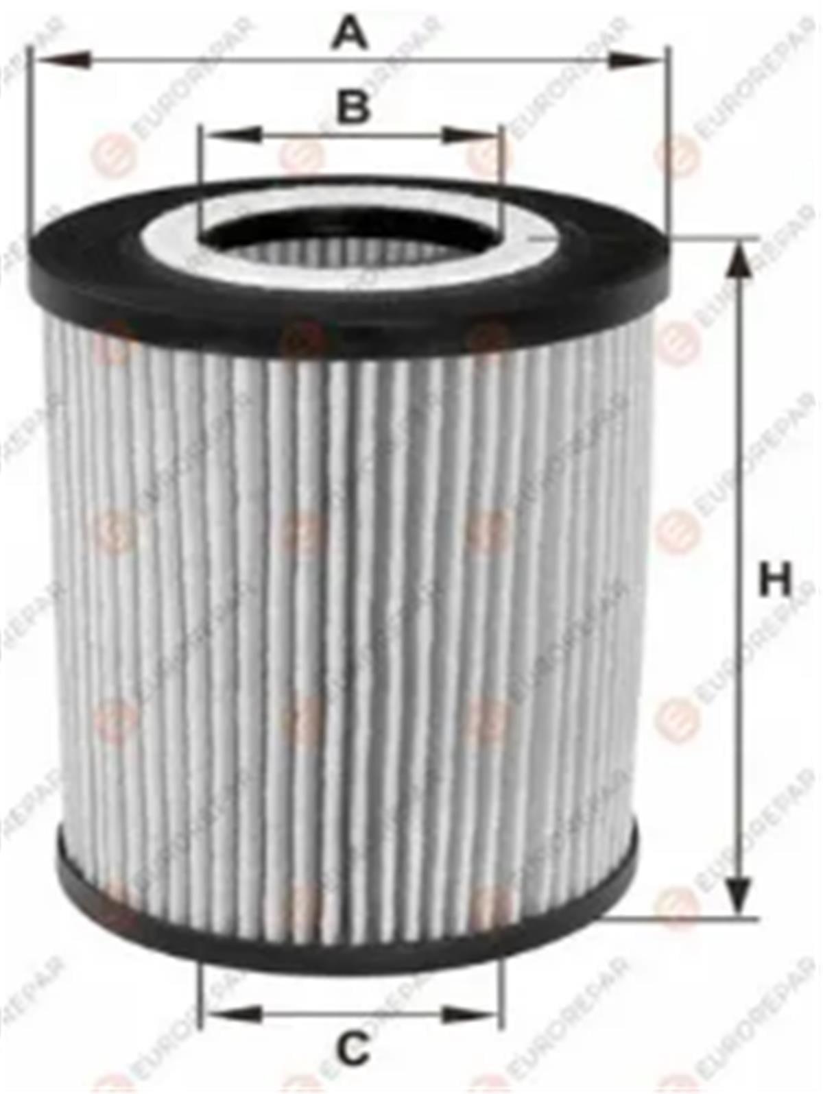 Mercedes Vito 639-204-212 Bm Compass Yağ Filtresi Eurorepar Sprt 906-V A6511800109