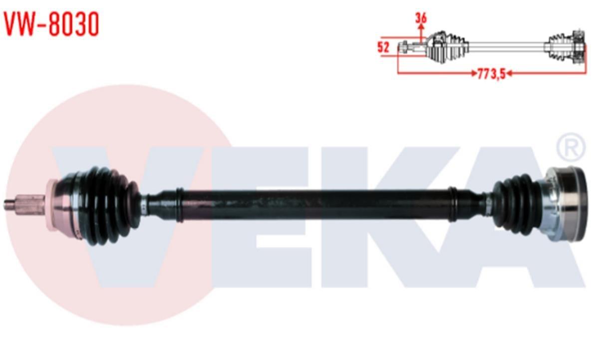 Vw Polo Aks Komple Sağ Veka